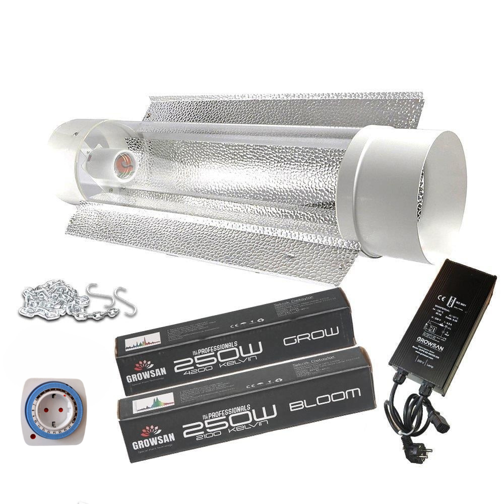 Growsan 250w Grow/Bloom Growsan CoolTube Set