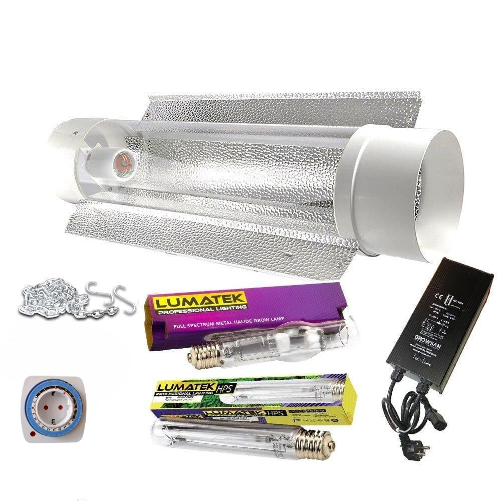 Lumatek 400w Grow/Bloom CoolTube Growsan Set