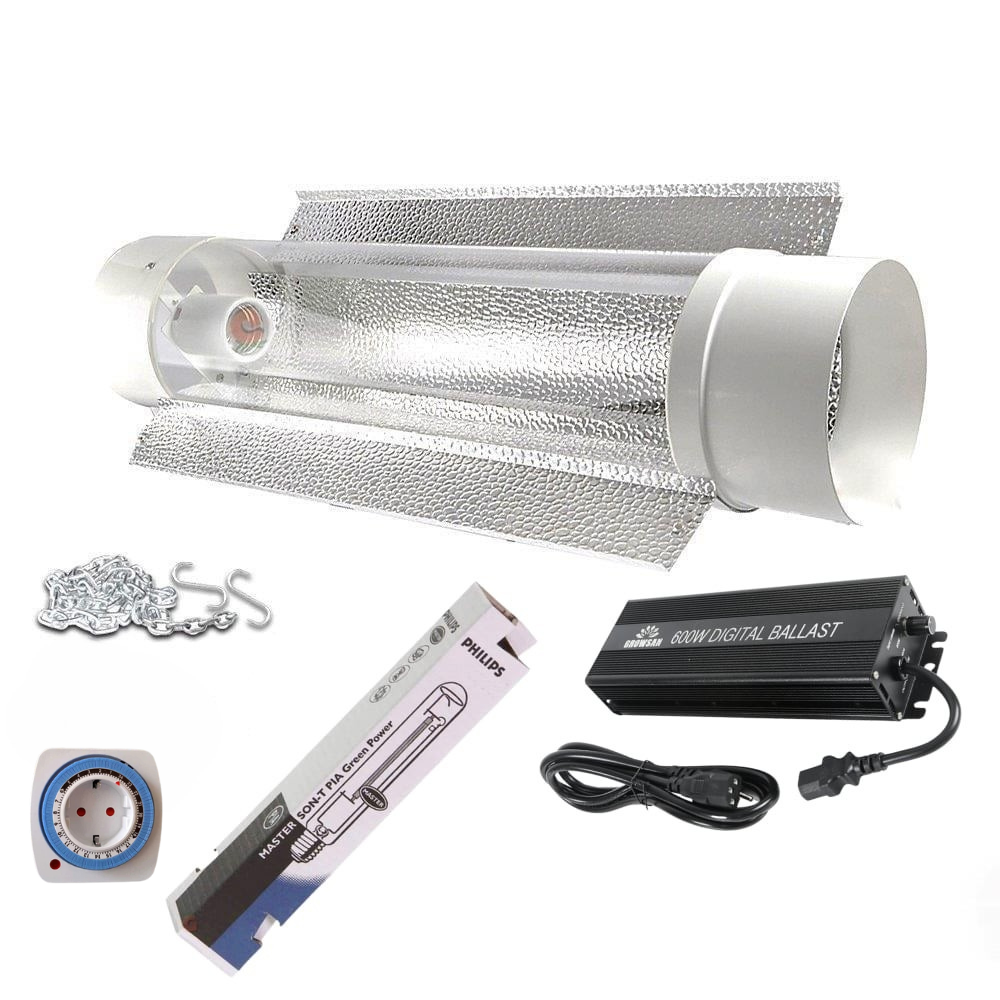 Philips Green Power 600w SHP Growsan CoolTube Set - Elektronik Balast