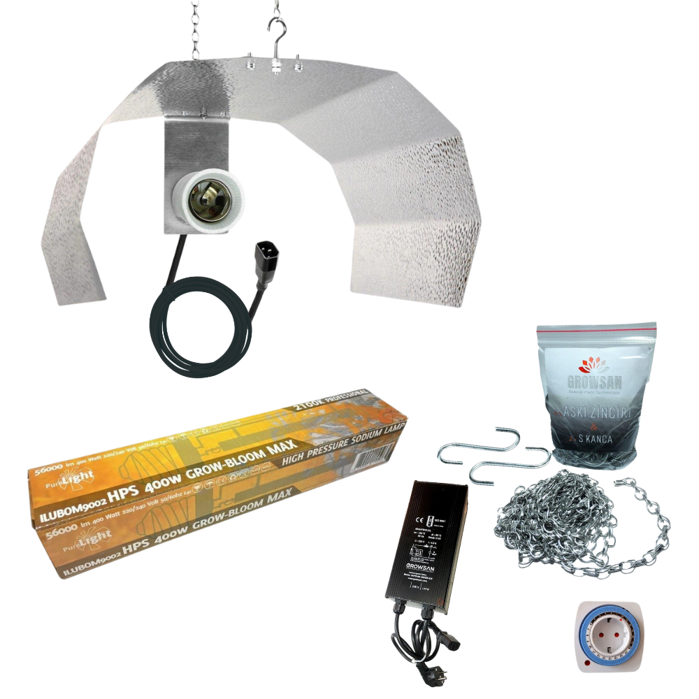 Pure Light 400w SHP Set - Growsan Balast