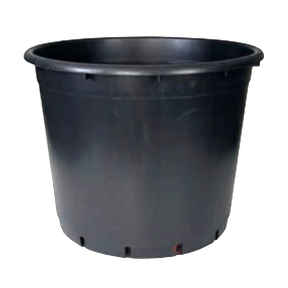 Siyah Yuvarlak Saksı 7 litre