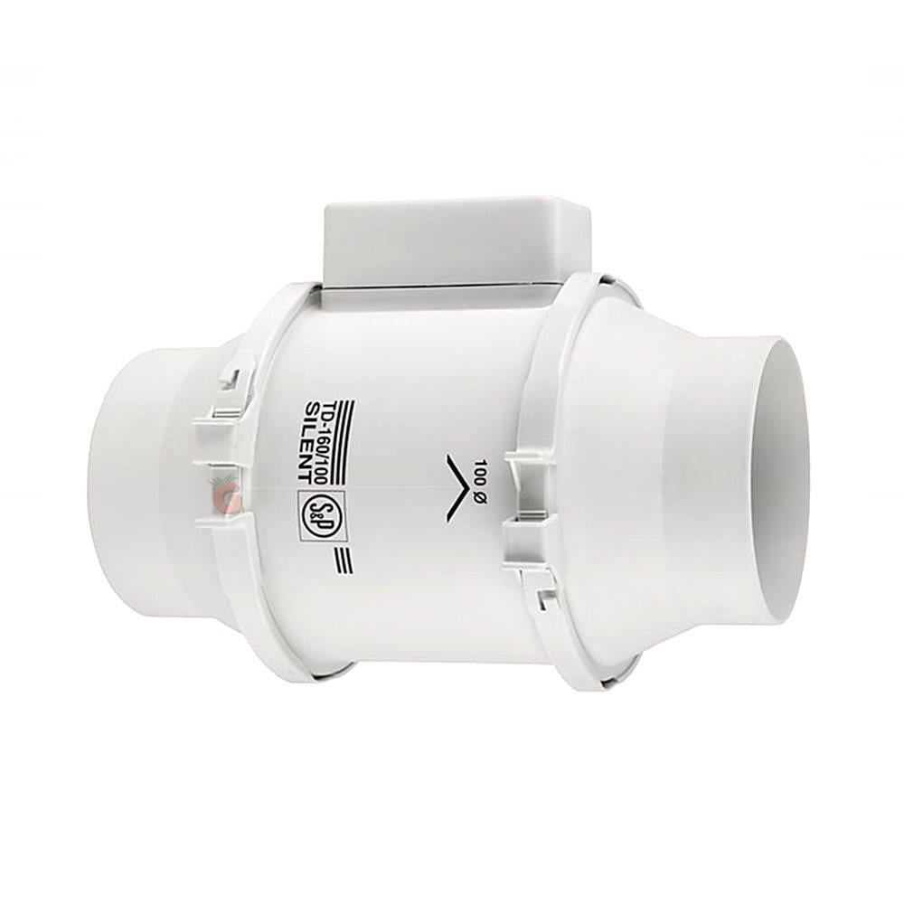 S&P TD-160 Silent Mini - 100 mm/180 m3/s Sessiz Fan