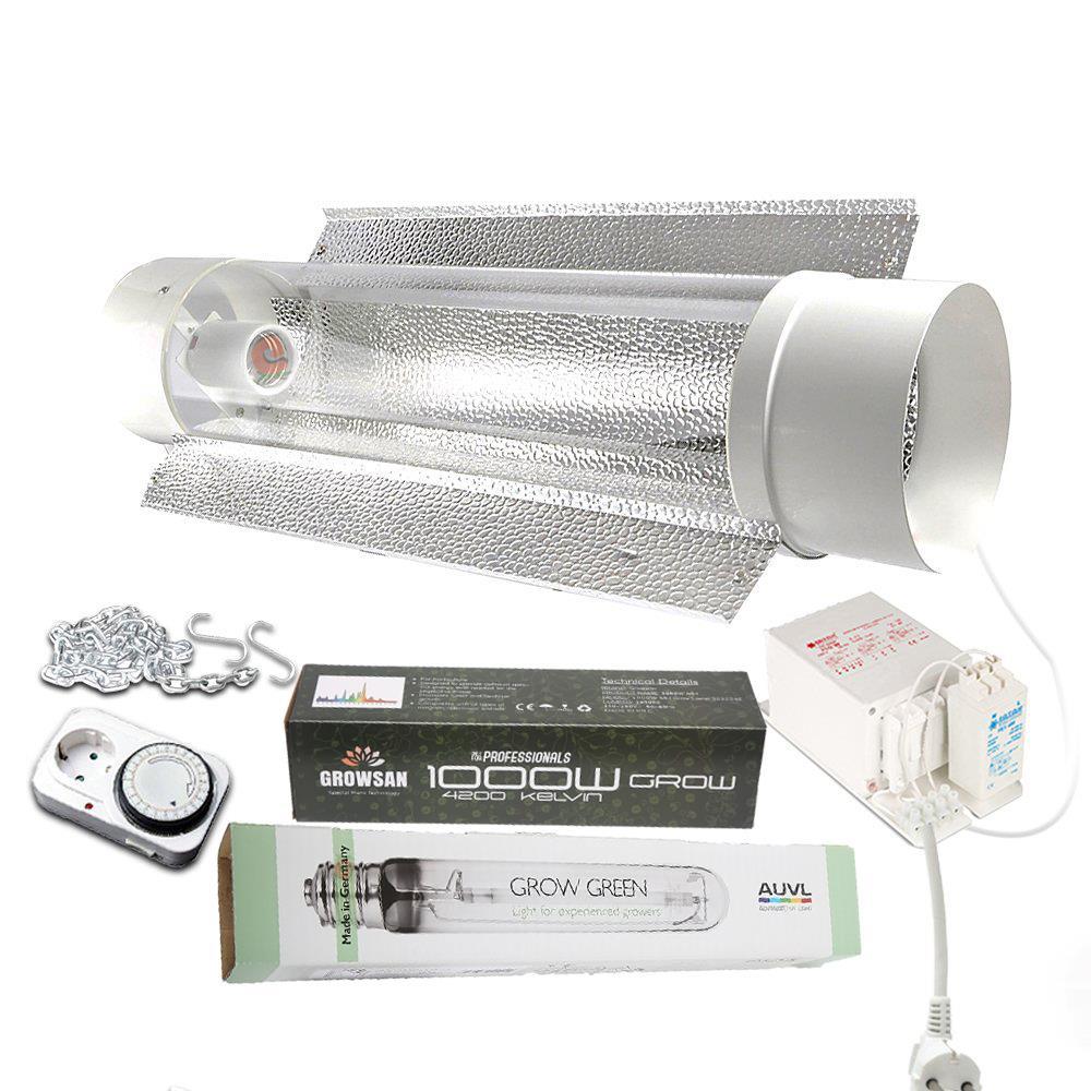  AUVL 1000w Grow/Bloom CoolTube Foton Set