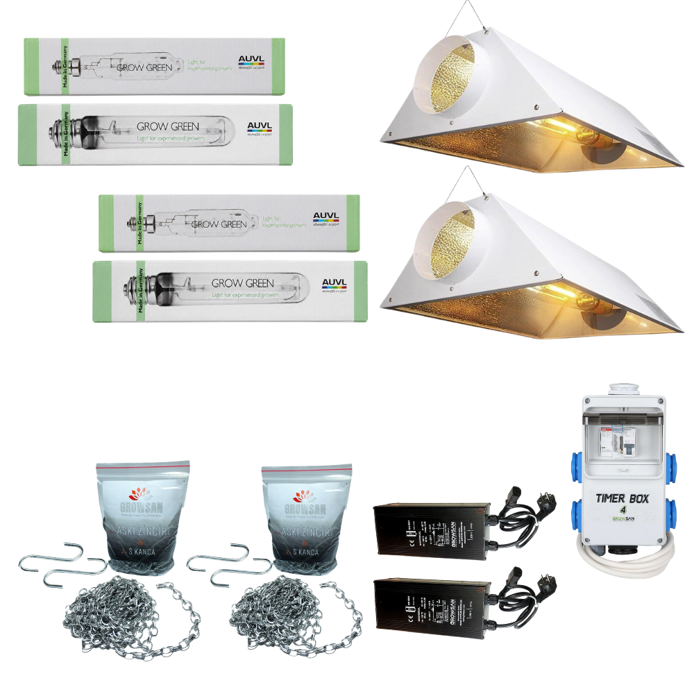 2'li Auvl 1000w Grow-Bloom Set