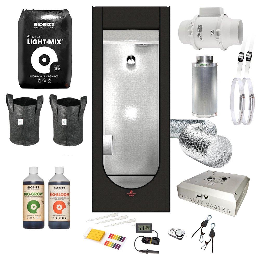 60x60x160 Hydro Shoot Kabin LED Set (Organik)