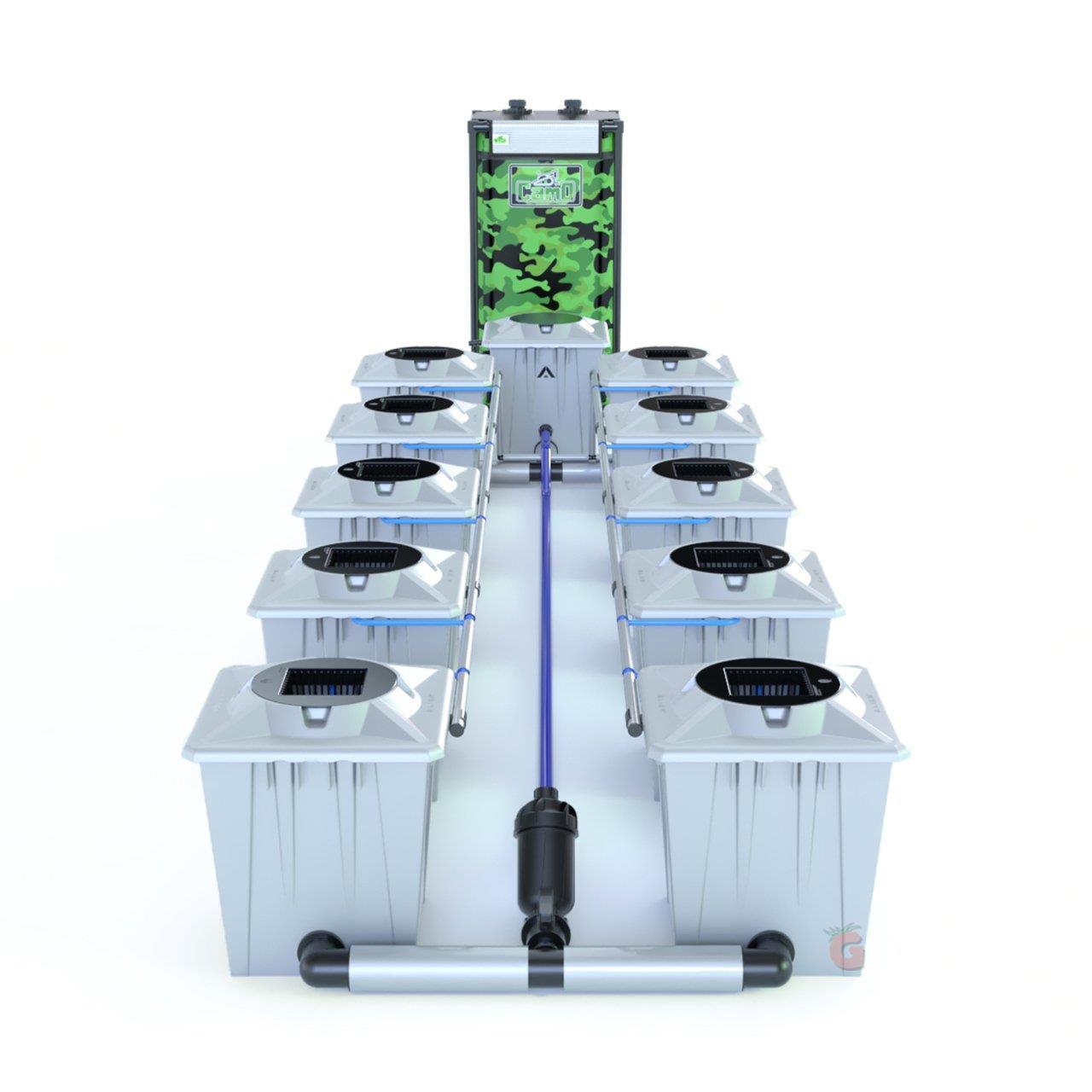 Alien Hydroponics RDWC PRO Silver 10 Saksı 20 litre