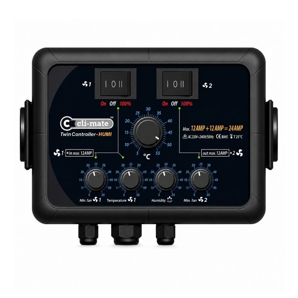 Cli-Mate Twin Kontrolör Humi 24 AMP