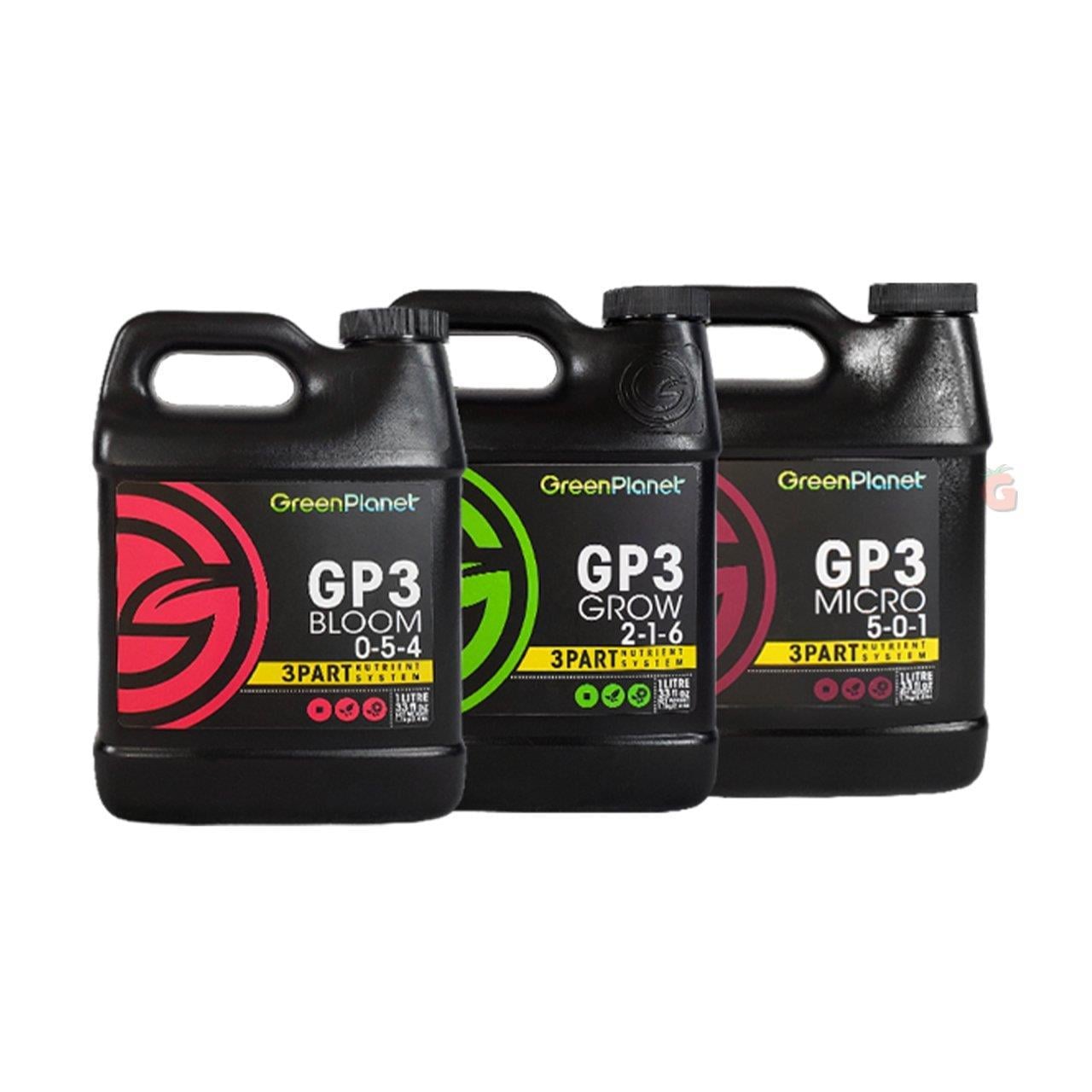 GreenPlanet GP3 Grow Micro Bloom 4 litre