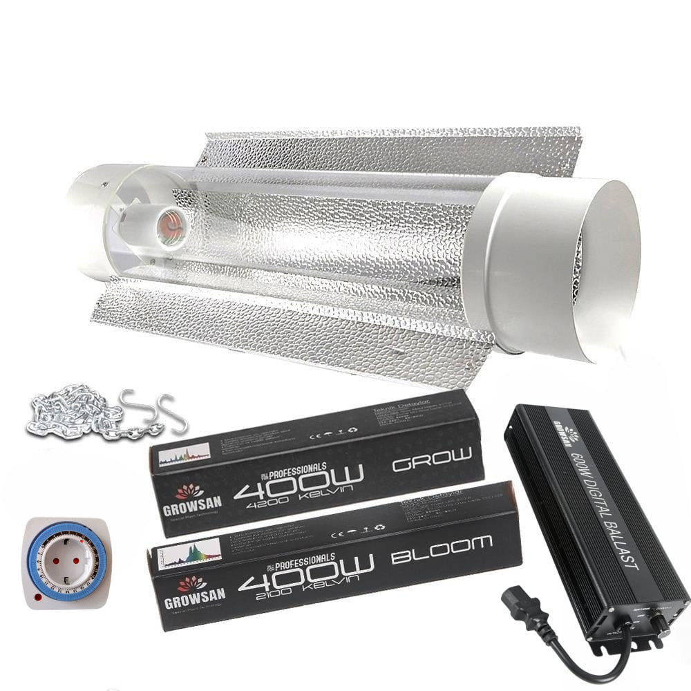 Growsan 400w Grow/Bloom Growsan CoolTube Set