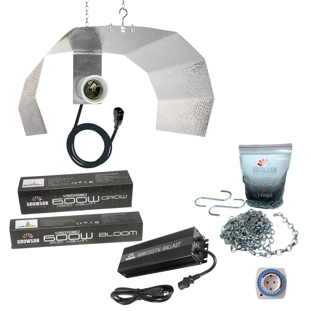 Growsan 600w Grow/Bloom Set - Growsan Balast