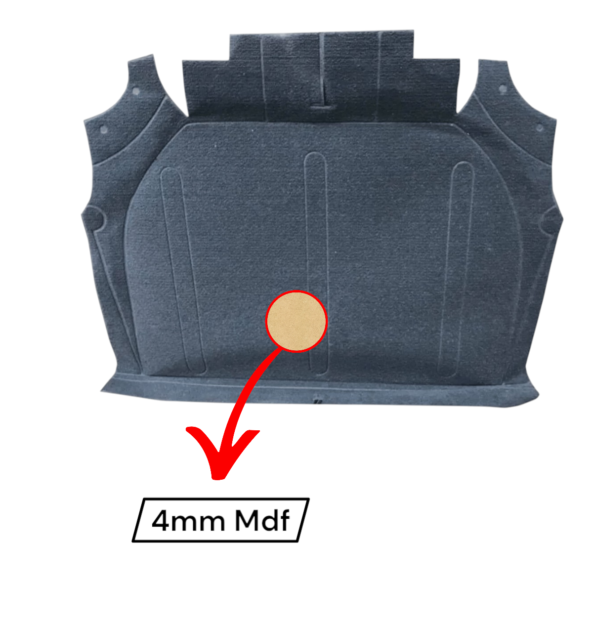 131 DOĞAN SLX ŞAHİN GRİ   DURALİTLİ BAGAJ HALISI Y.M