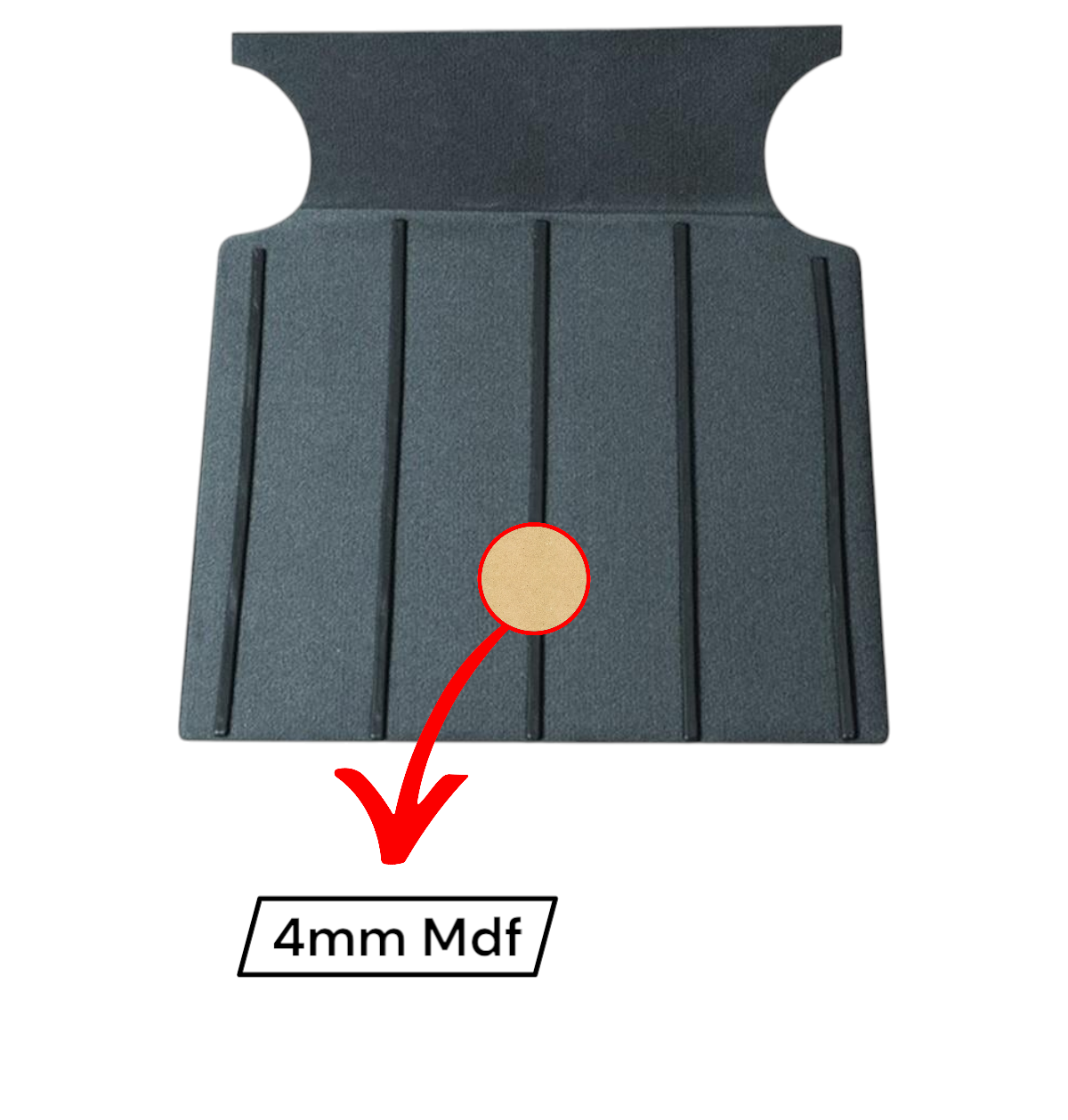 131 KARTAL ÇITALI BAGAJ HALISI YM 86 - 95  GRİ