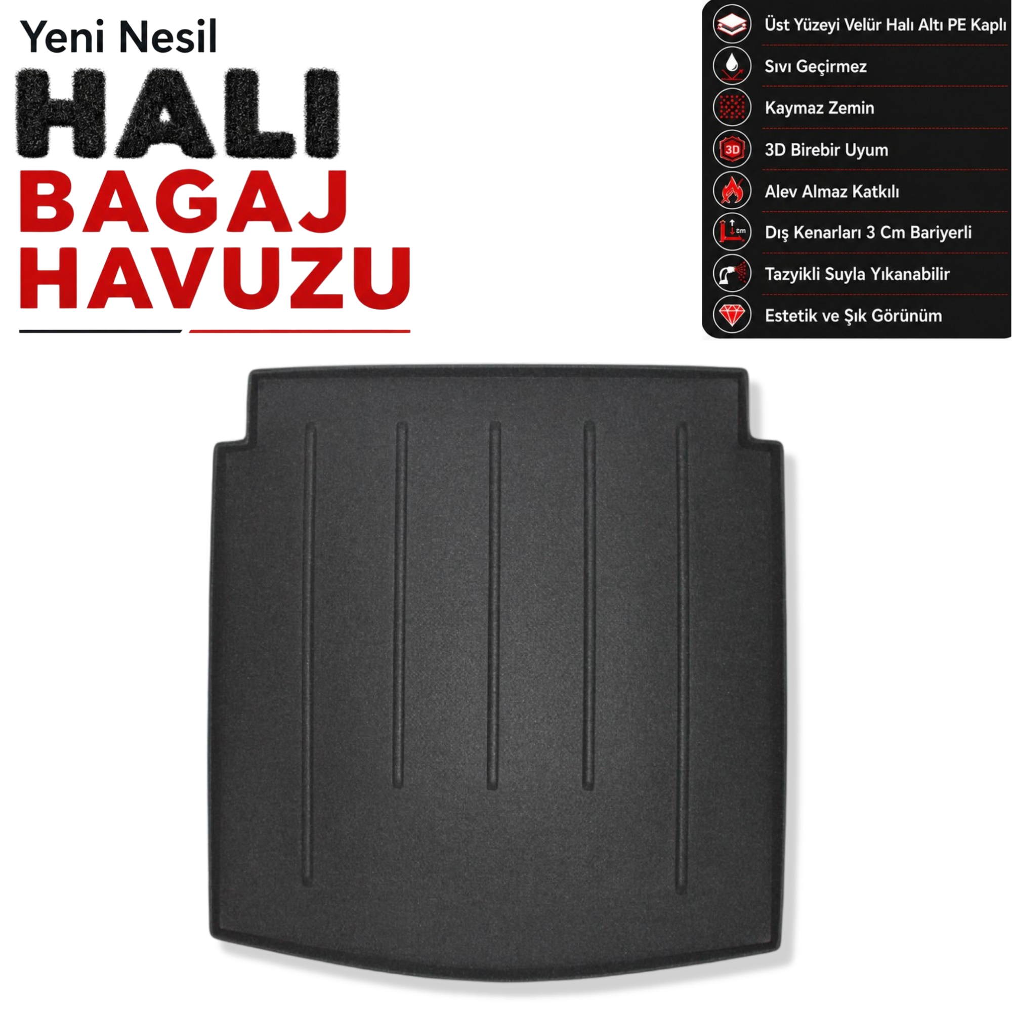 Audi A4 Halı Bagaj Havuzu (2008 - 2015 Arası)