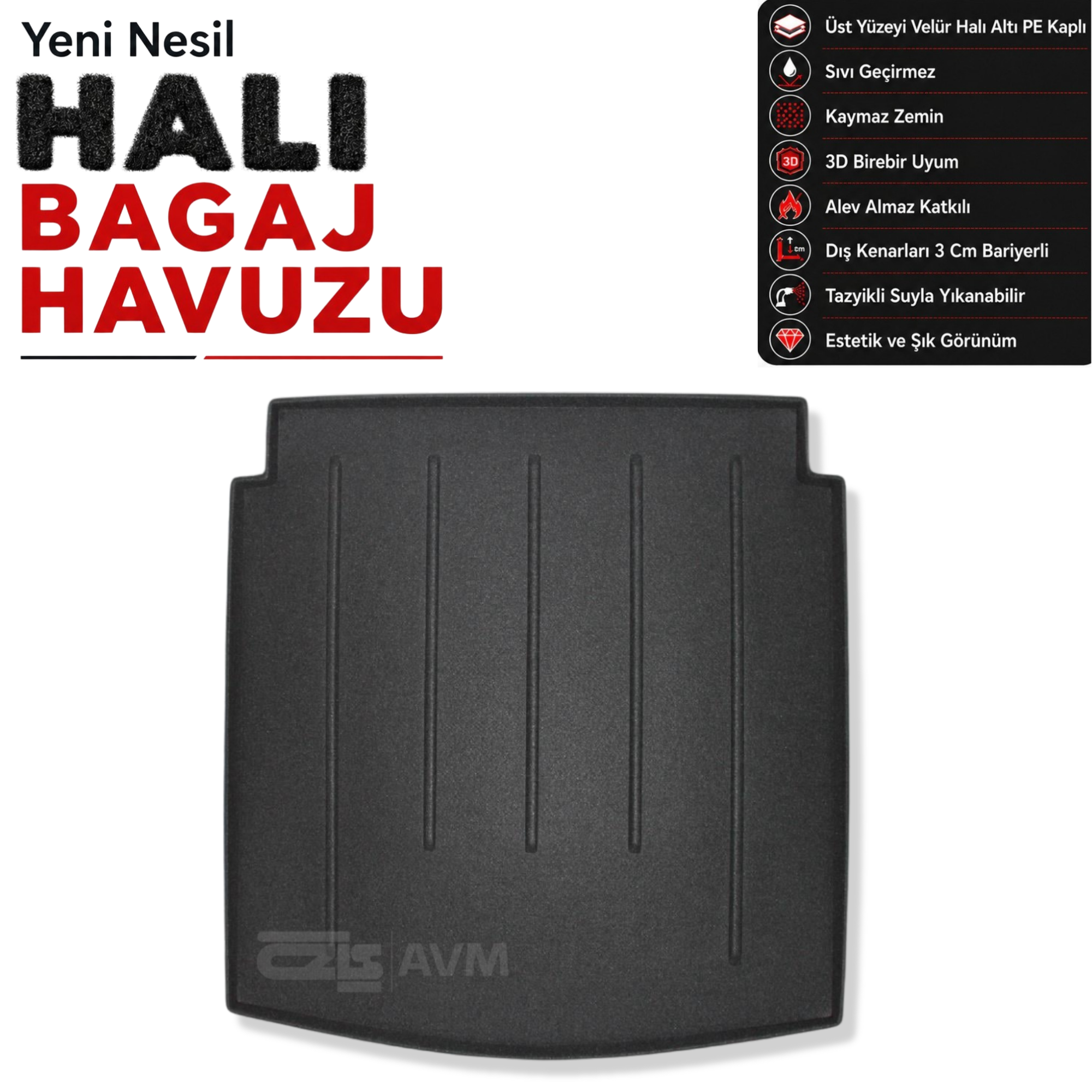 Audi A4 Halı Bagaj Havuzu (2008 - 2015 Arası)