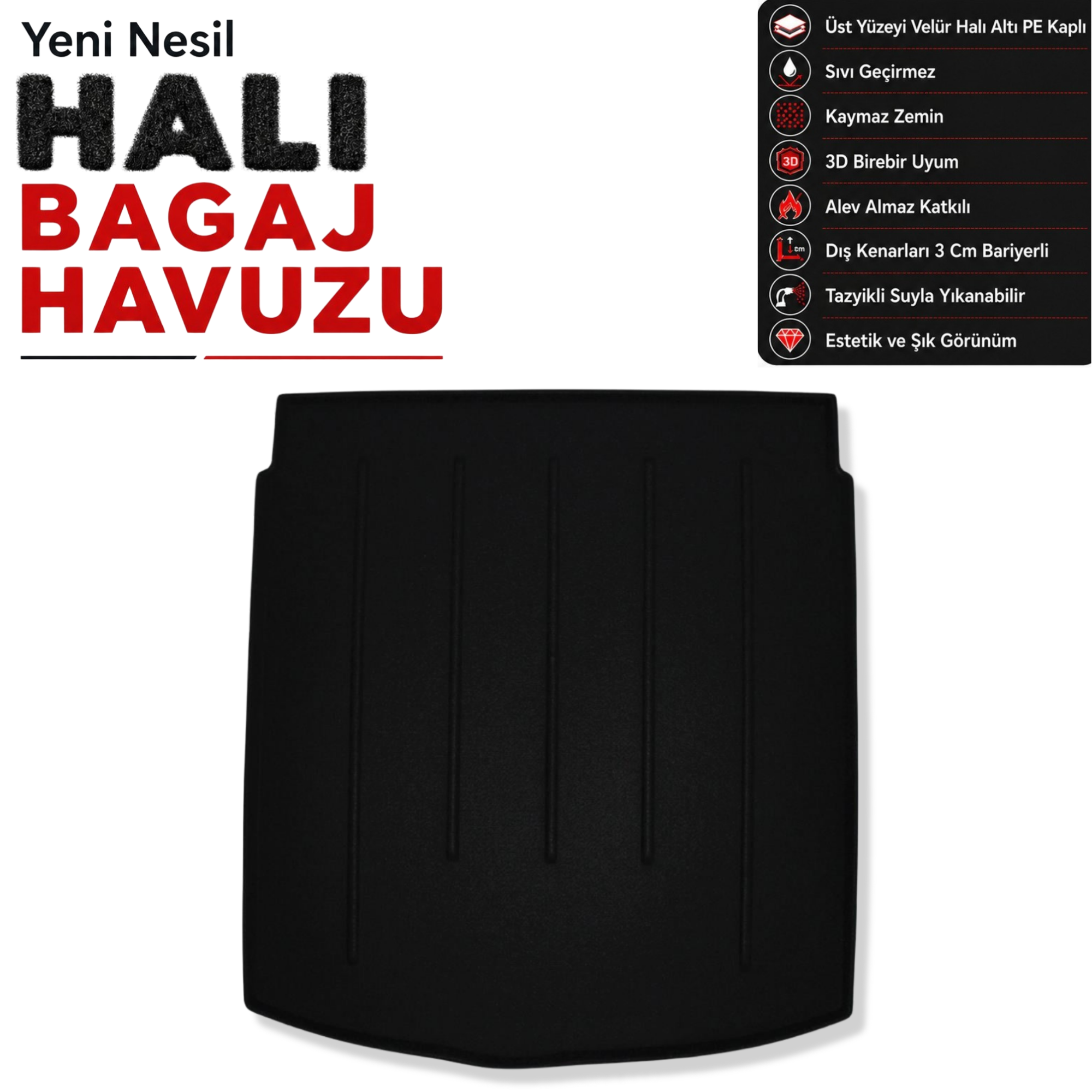 Audi A6  Halı Bagaj Havuzu (2012 - 2018 Arası)