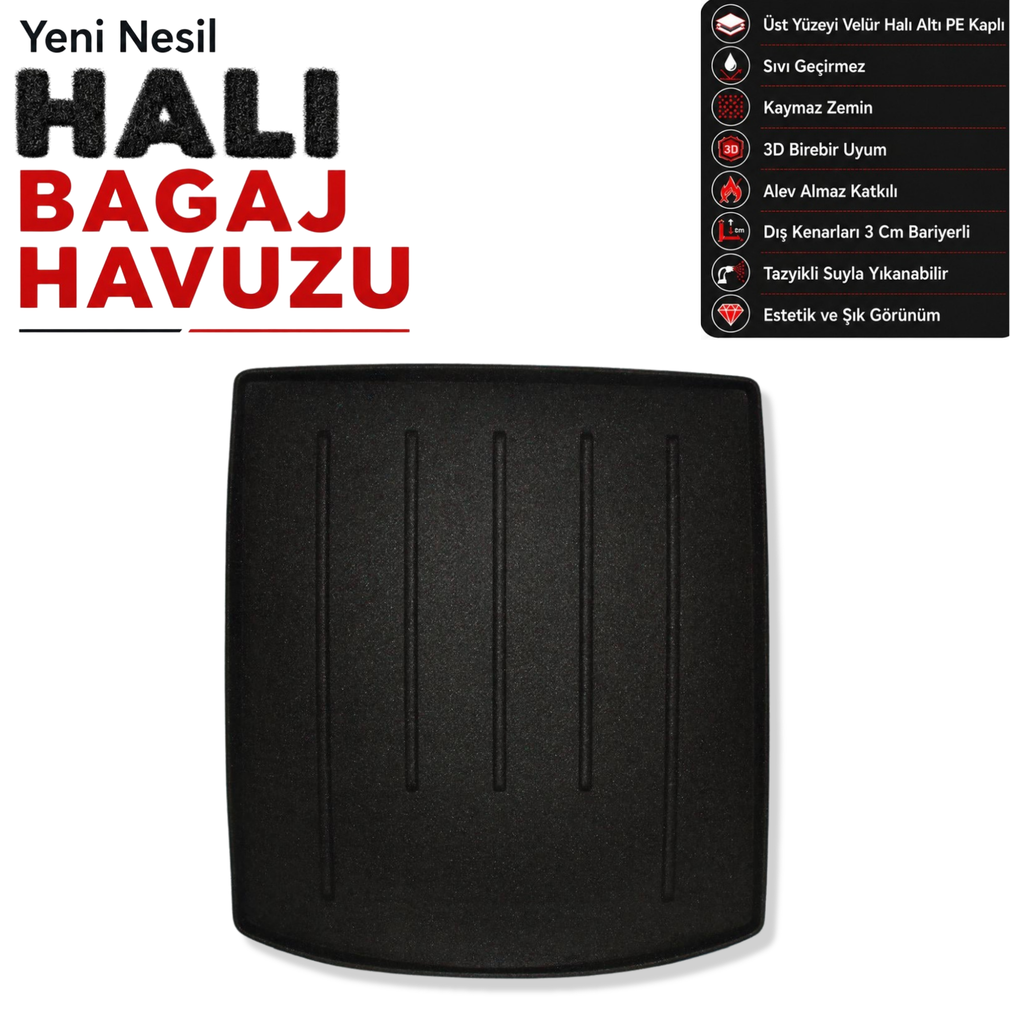 Audi A8 Halı Bagaj Havuzu (2018 Sonrası)