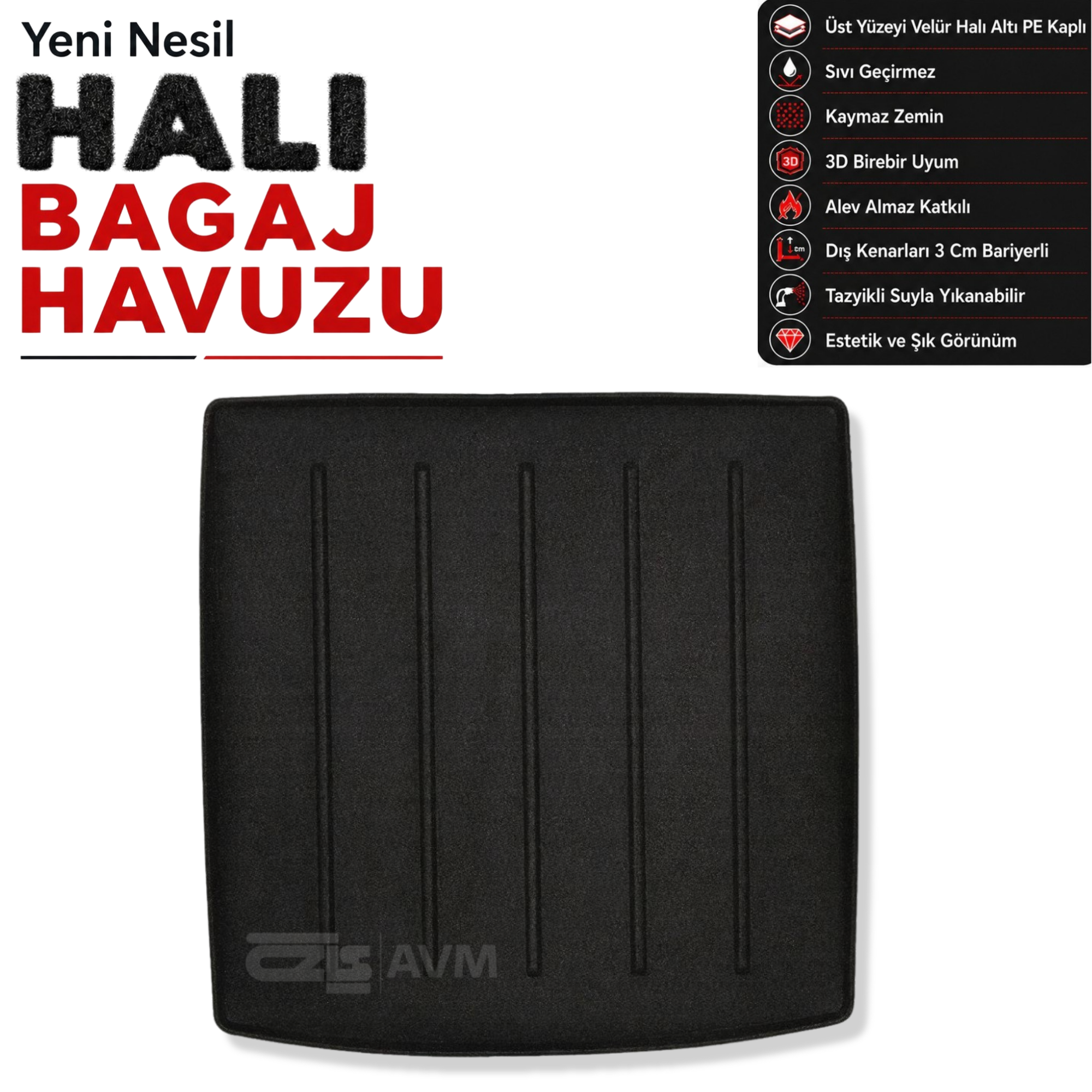 Audi Q5 Halı Bagaj Havuzu (2021 Sonrası)