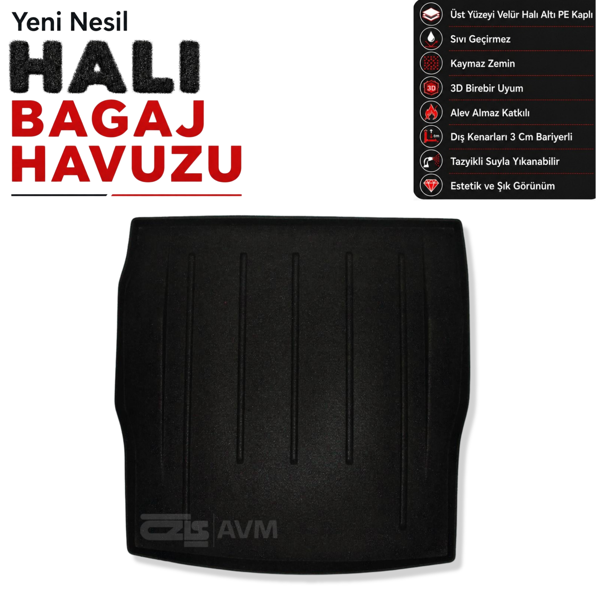 BMW 4 Coupe Halı Bagaj Havuzu F32 (2013 - 2021 Arası)