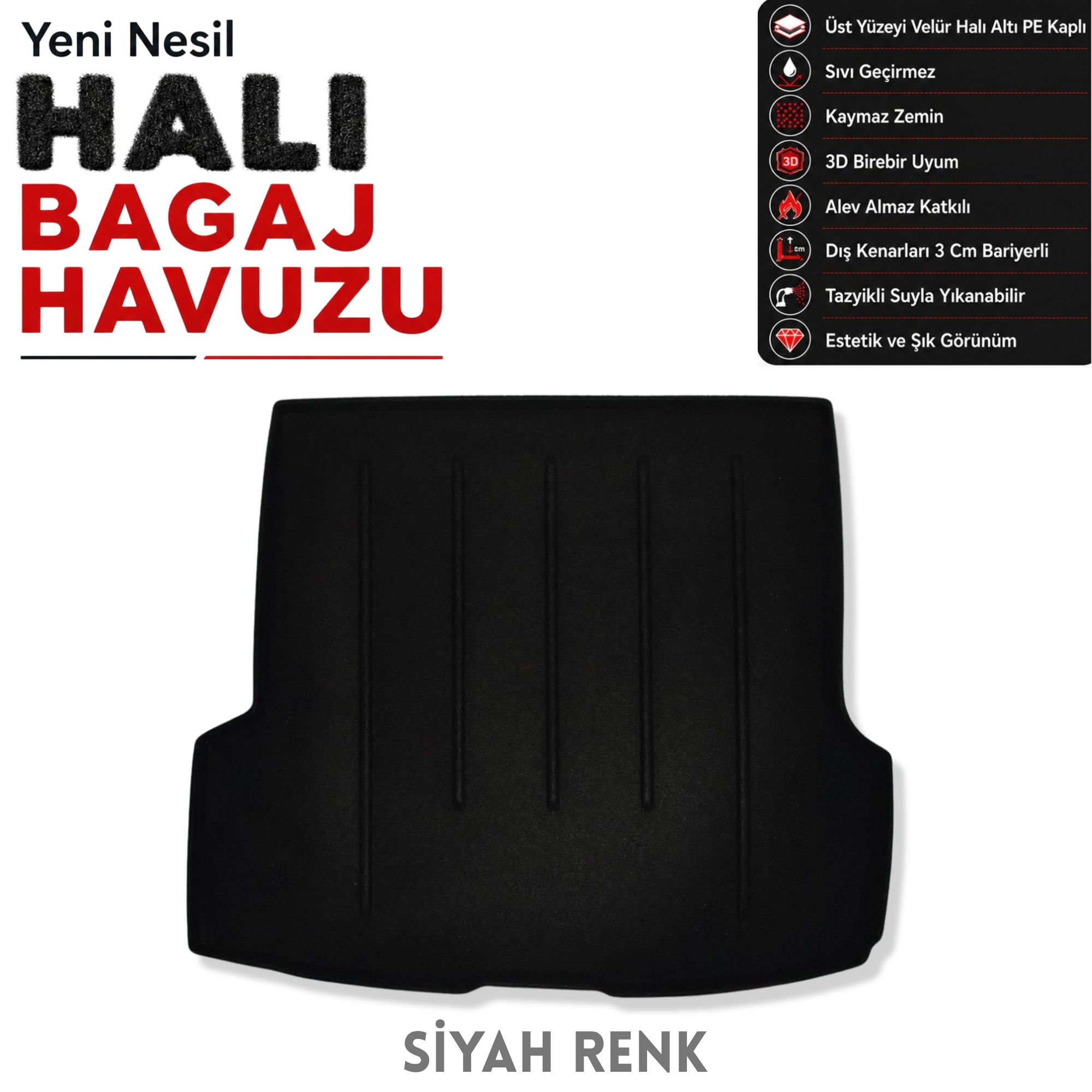 BMW 4 Gran Coupe Halı Bagaj Havuzu F36 (2014 - 2020 Arası)