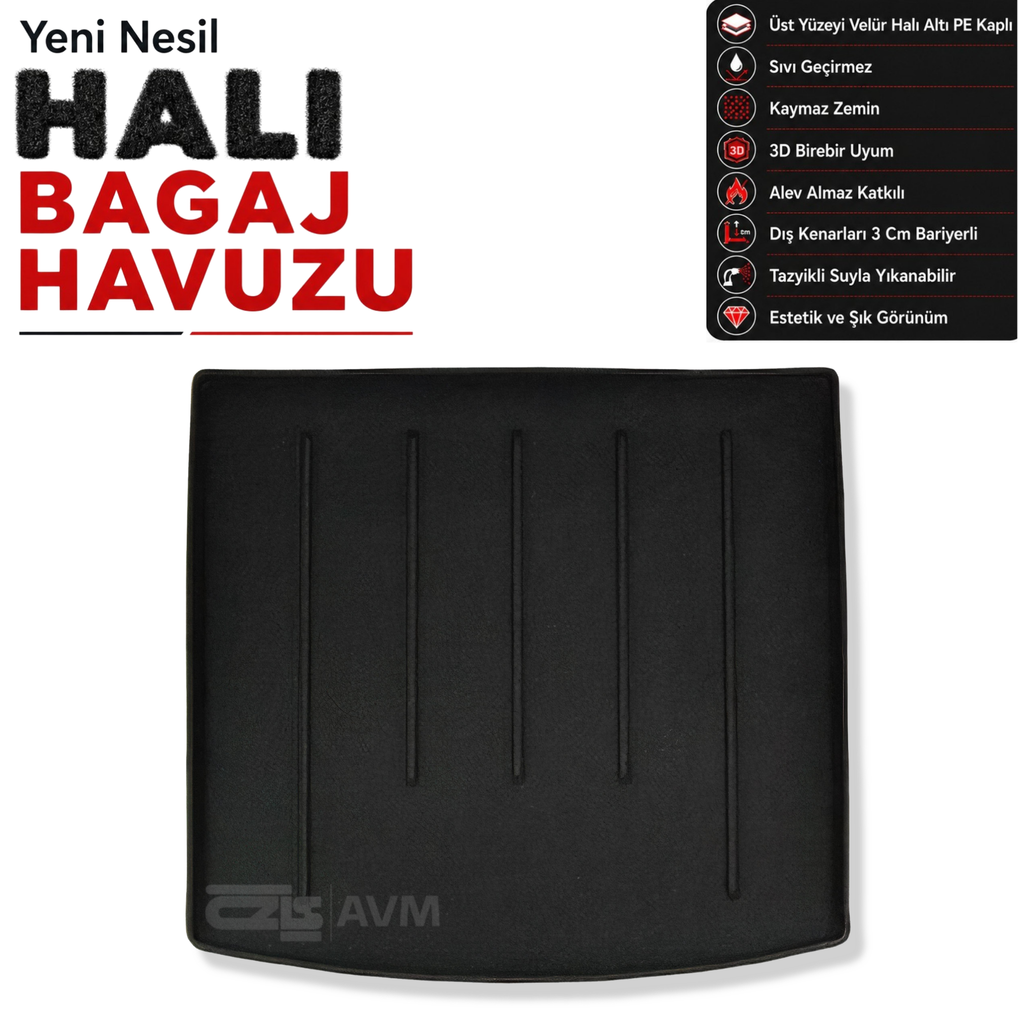 BMW 2 Gran Tourer Halı Bagaj Havuzu F46 (2015 Sonrası)