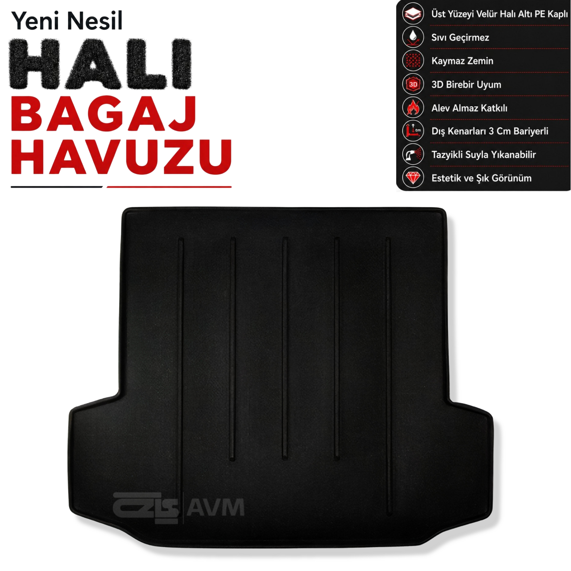 BMW 6 Gran Turismo Halı Bagaj Havuzu G32 (2017 ve Sonrası)