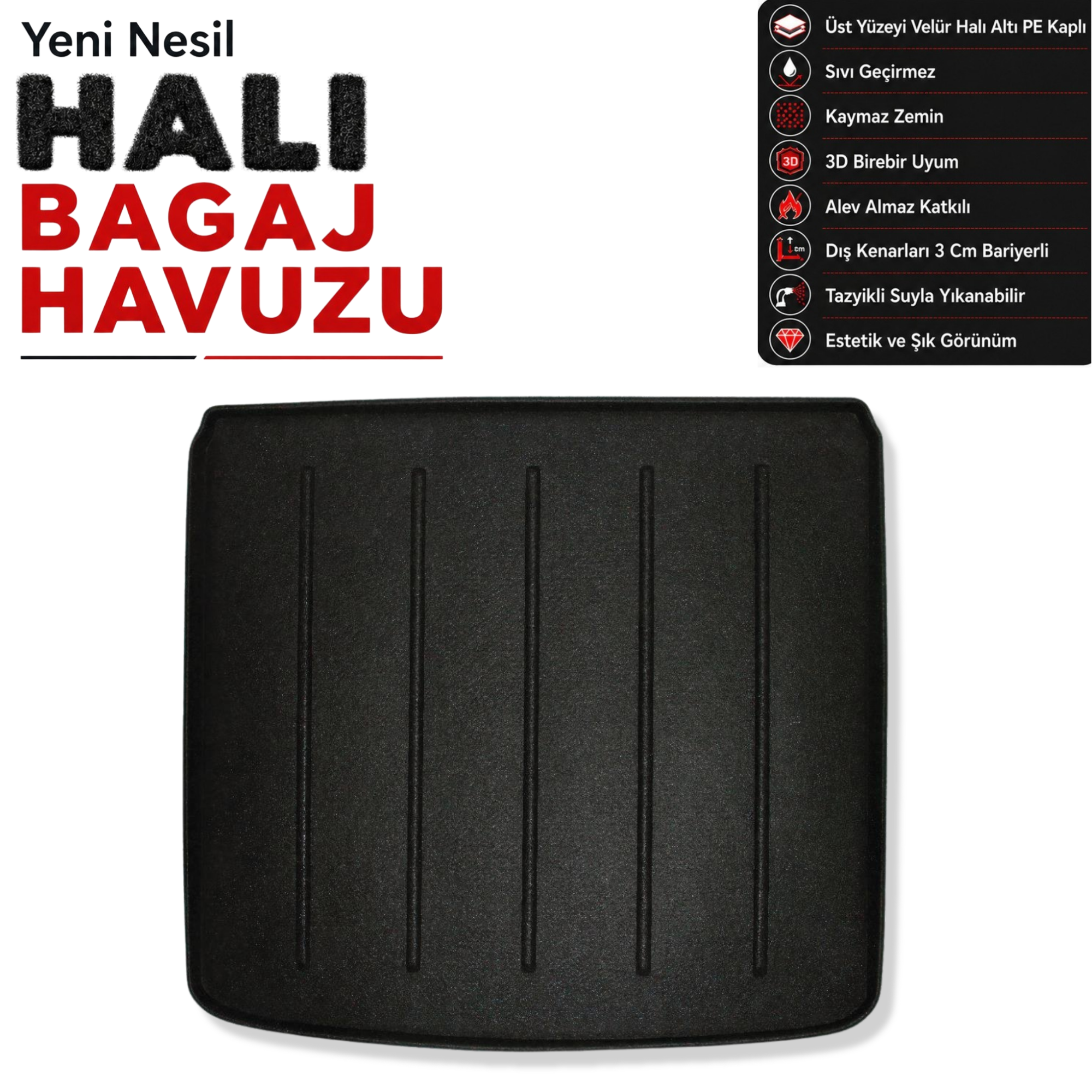 BMW 2 Gran Coupe Halı Bagaj Havuzu F44 (2020 Sonrası)