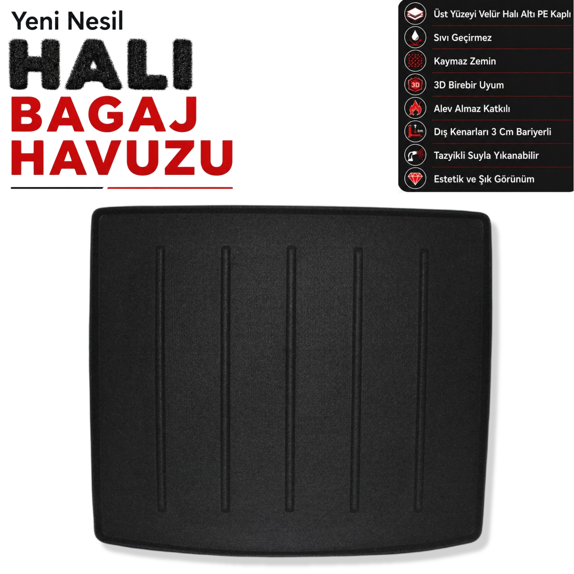 BMW iX 1 Halı Bagaj Havuzu U11 (2023 ve Sonrası)