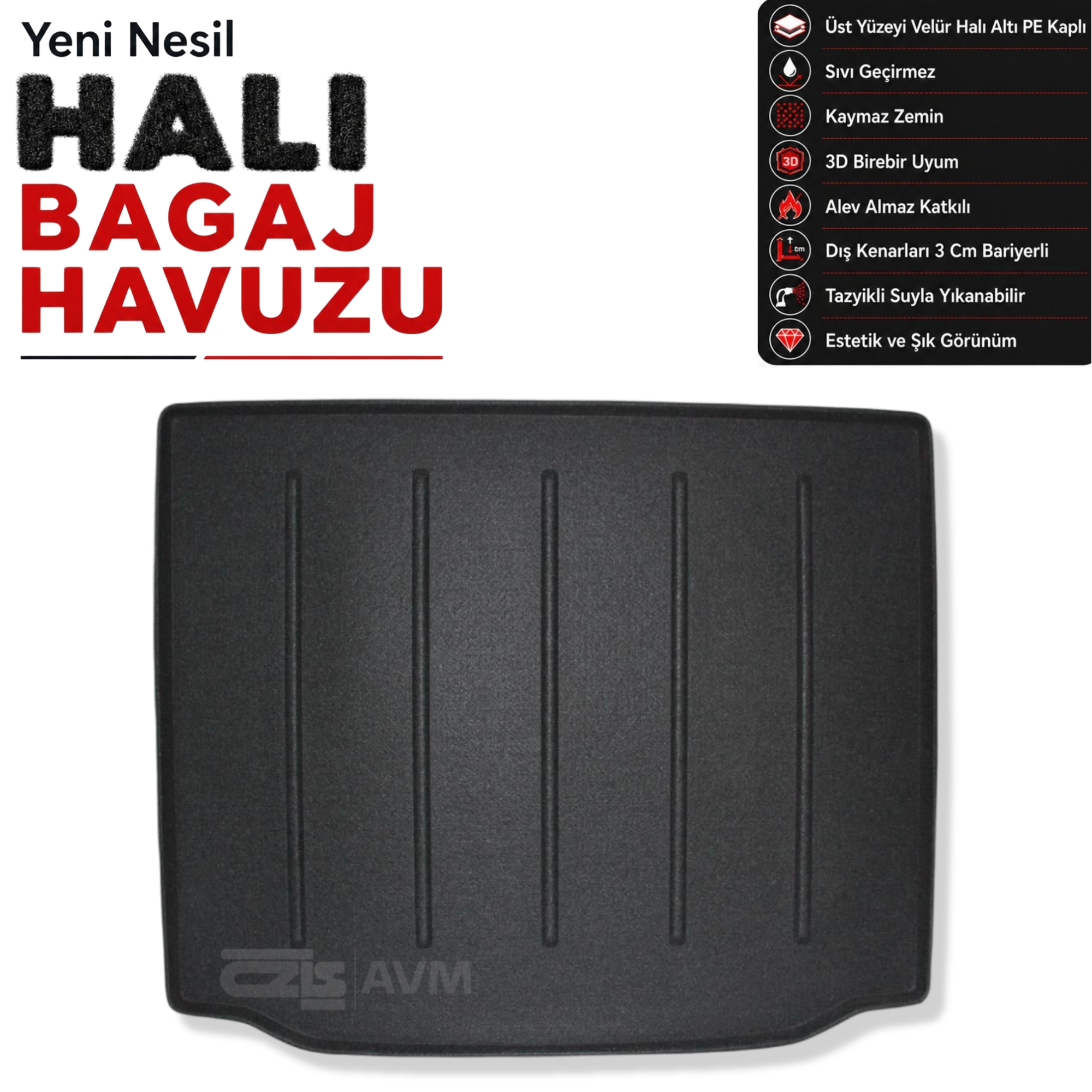 BMW iX 3 Halı Bagaj Havuzu G08 (2020 ve Sonrası)