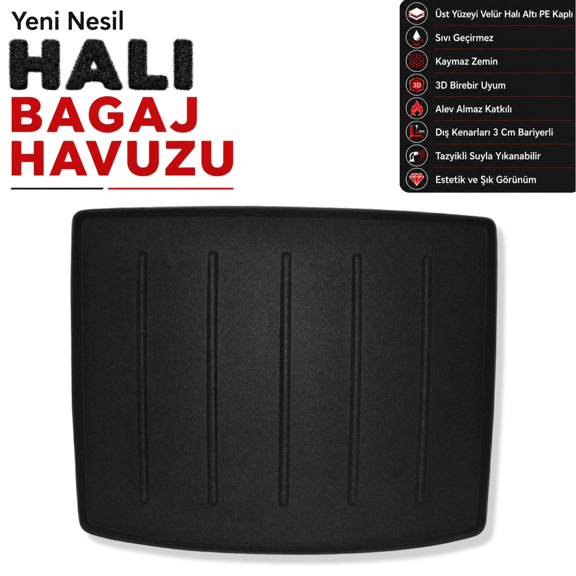 BYD Atto 3 Halı Bagaj Havuzu (2023 Sonrası)