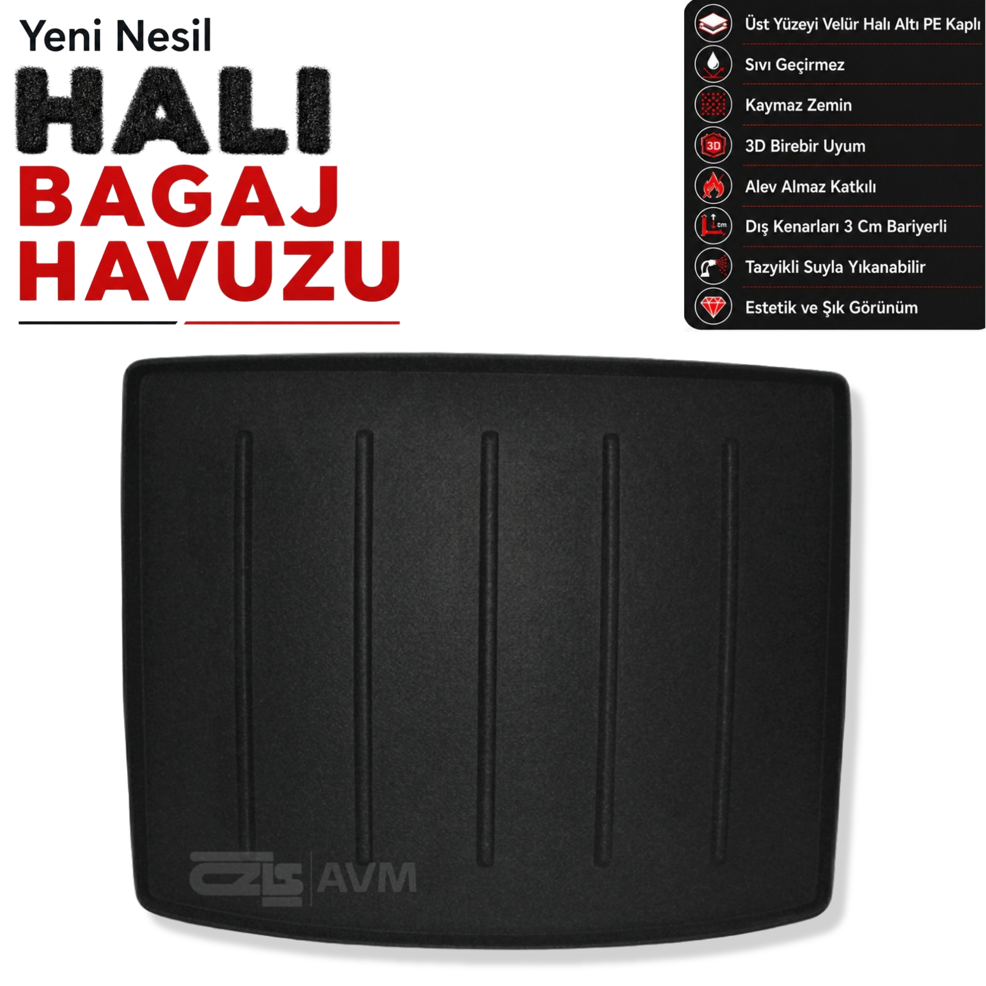 BYD Atto 3 Halı Bagaj Havuzu (2023 Sonrası)