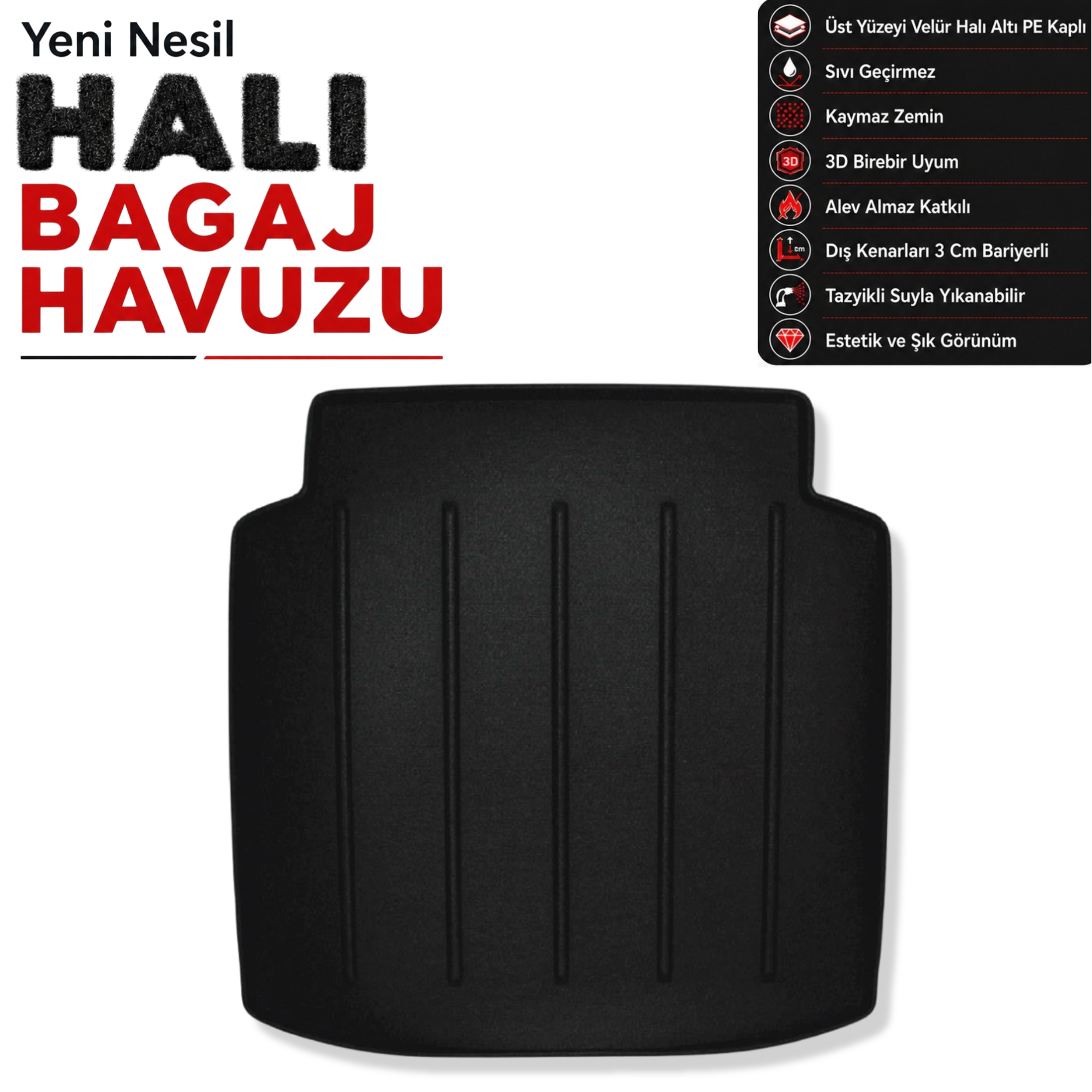 BYD Seal Sedan Halı Bagaj Havuzu (2024 Sonrası)