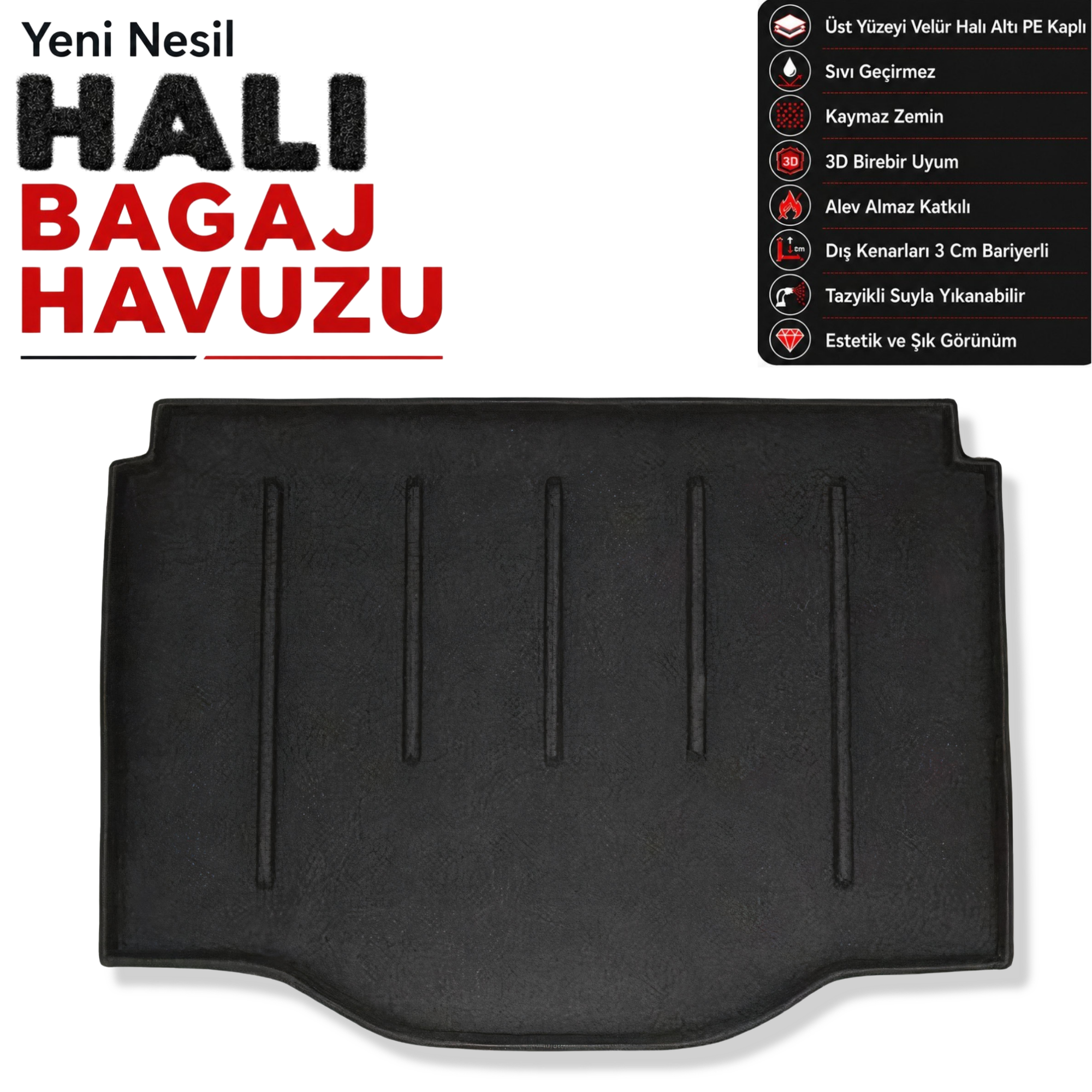 Chevrolet Trax Halı Bagaj Havuzu (2013 - 2022 Arası)