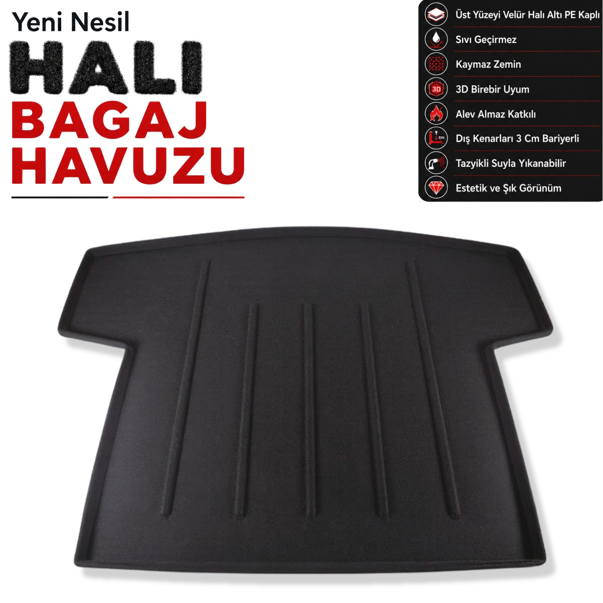 Chevrolet Captiva Halı Bagaj Havuzu (2012 Sonrası)