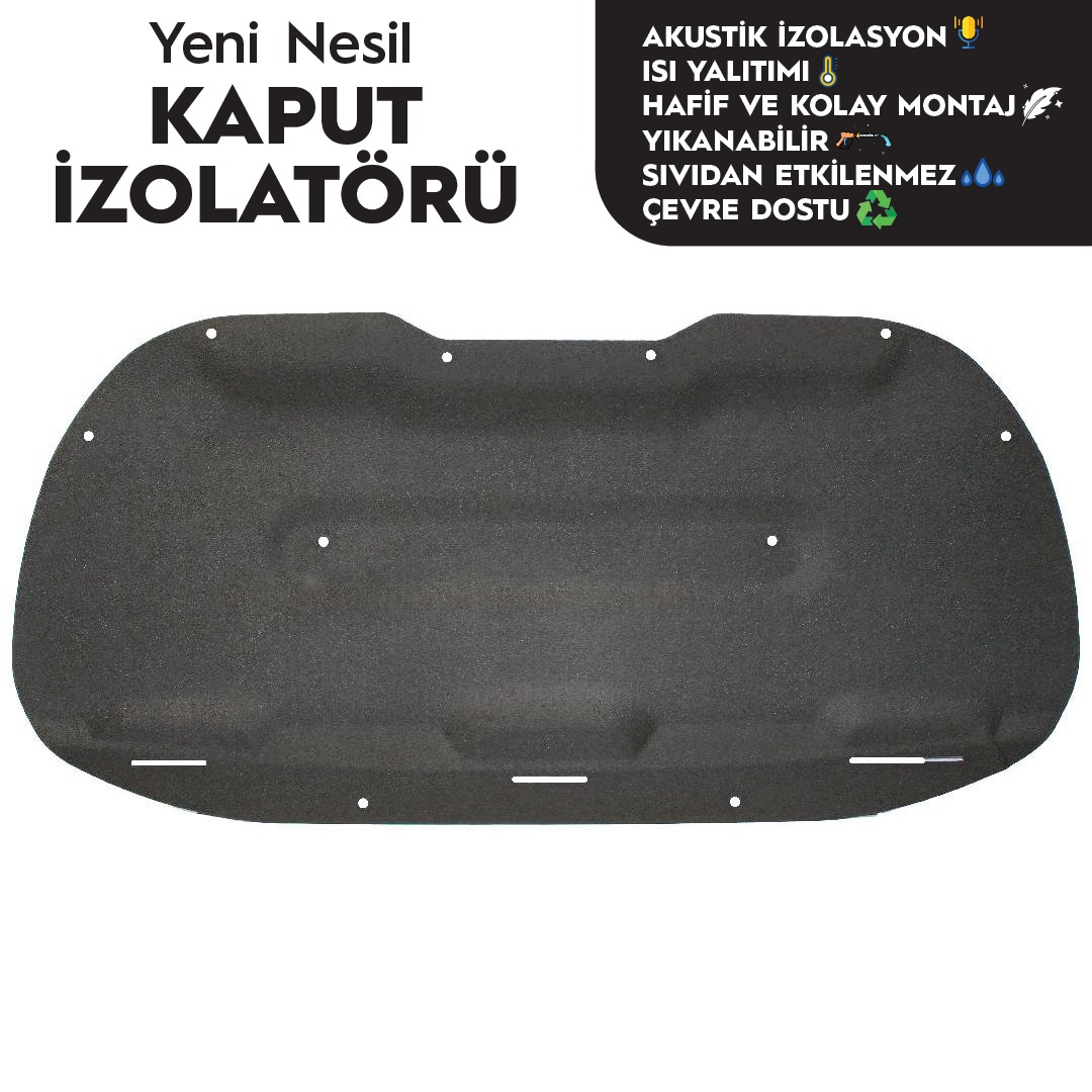 Citroen C Elysee Kaput Altı İzolatörü (2012 Sonrası)