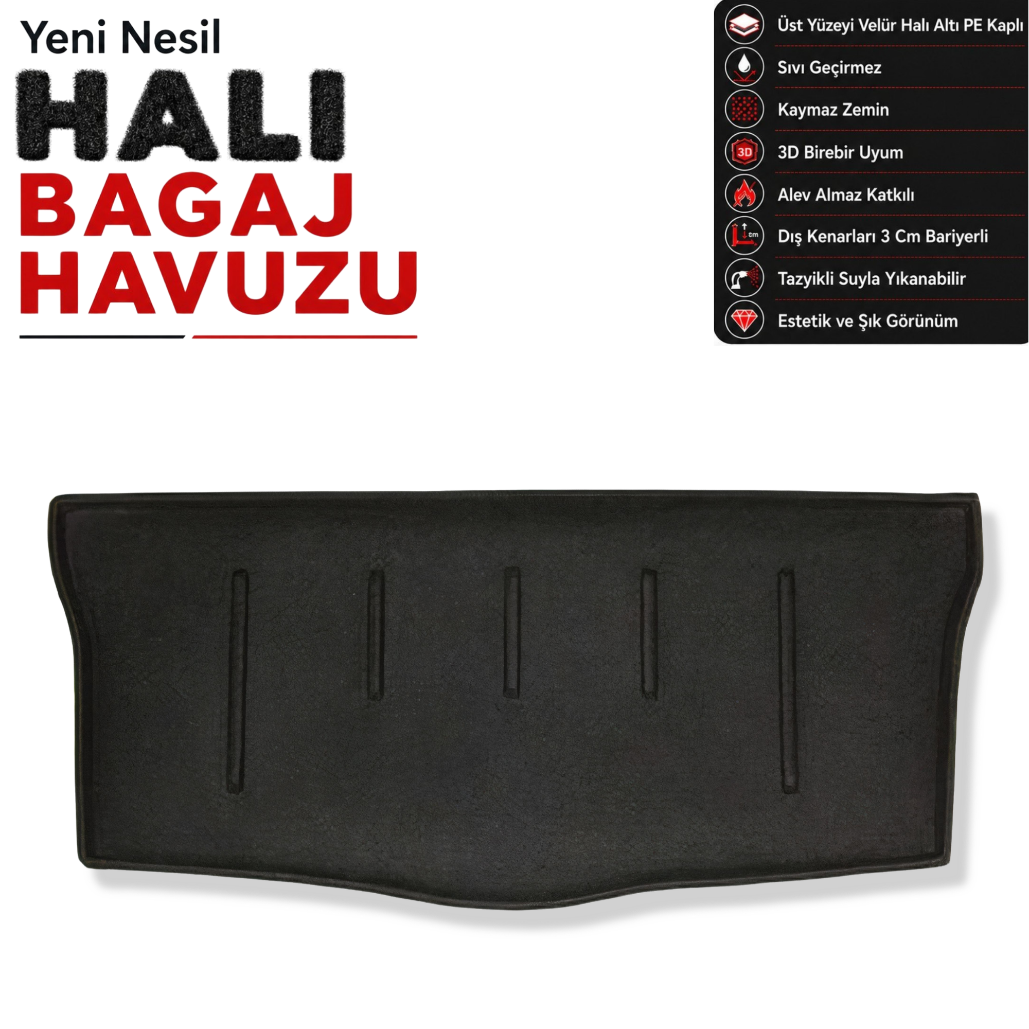 Citroen C1 Halı Bagaj Havuzu (2013 Sonrası)