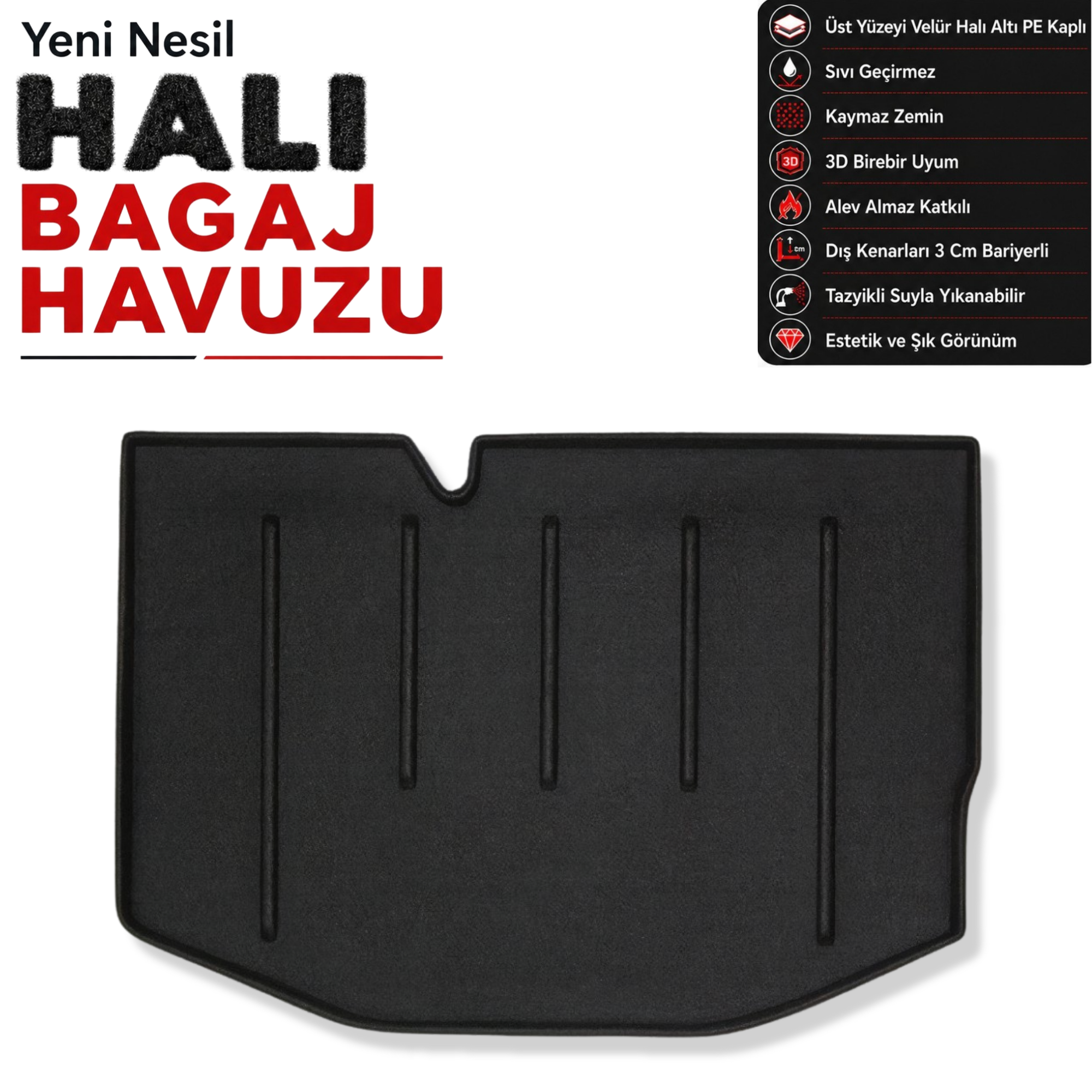 Citroen DS3 Halı Bagaj Havuzu (2010 - 2016 Arası)