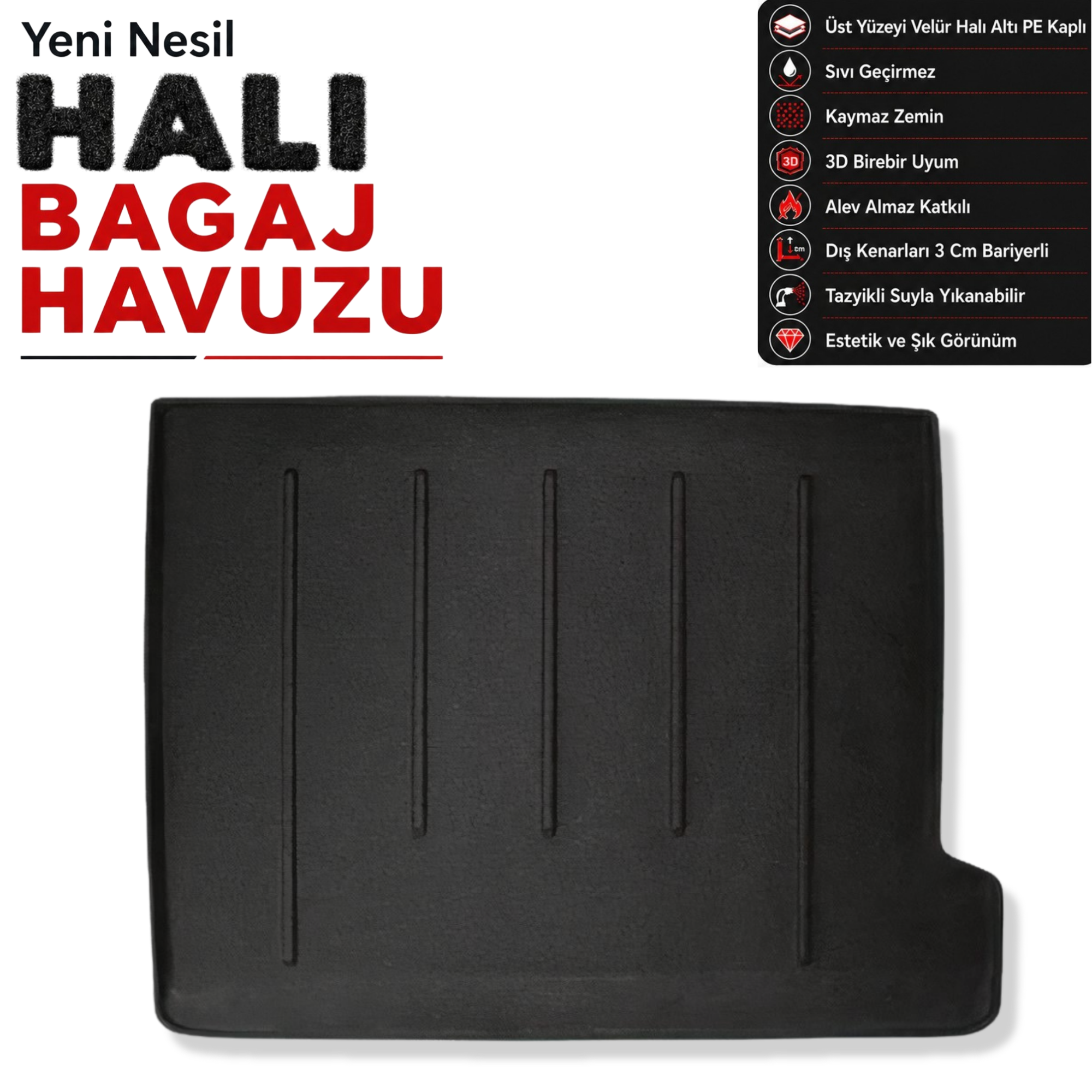 Citroen DS 5 Halı Bagaj Havuzu (2011 - 2015 Arası)