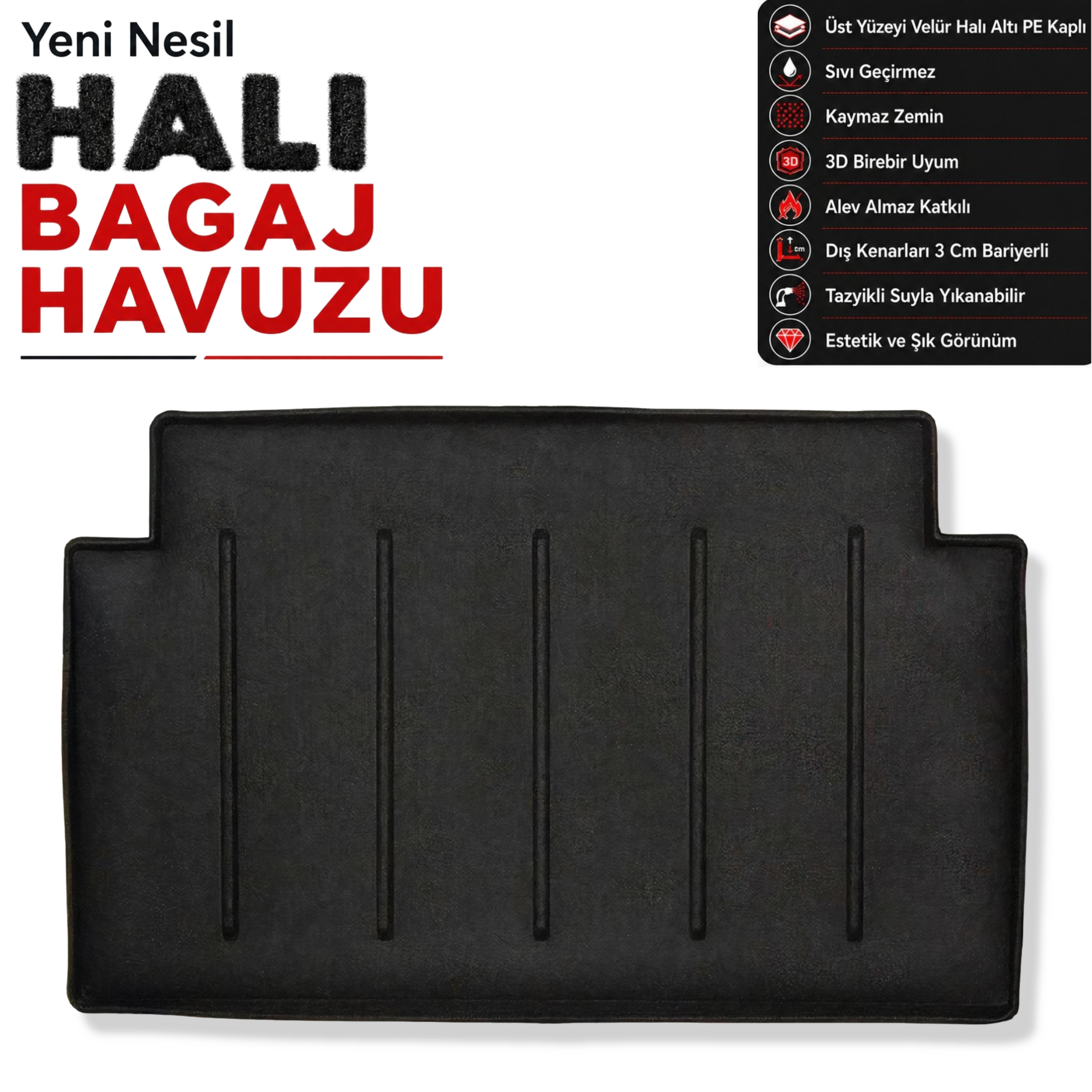 Citroen Berlingo Halı Bagaj Havuzu (2019 Sonrası)