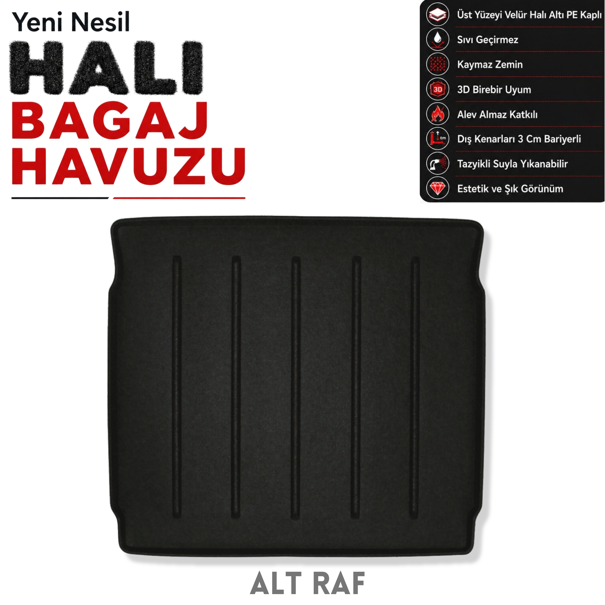 Citroen C3 Aircross Halı Bagaj Havuzu (2025 Sonrası)