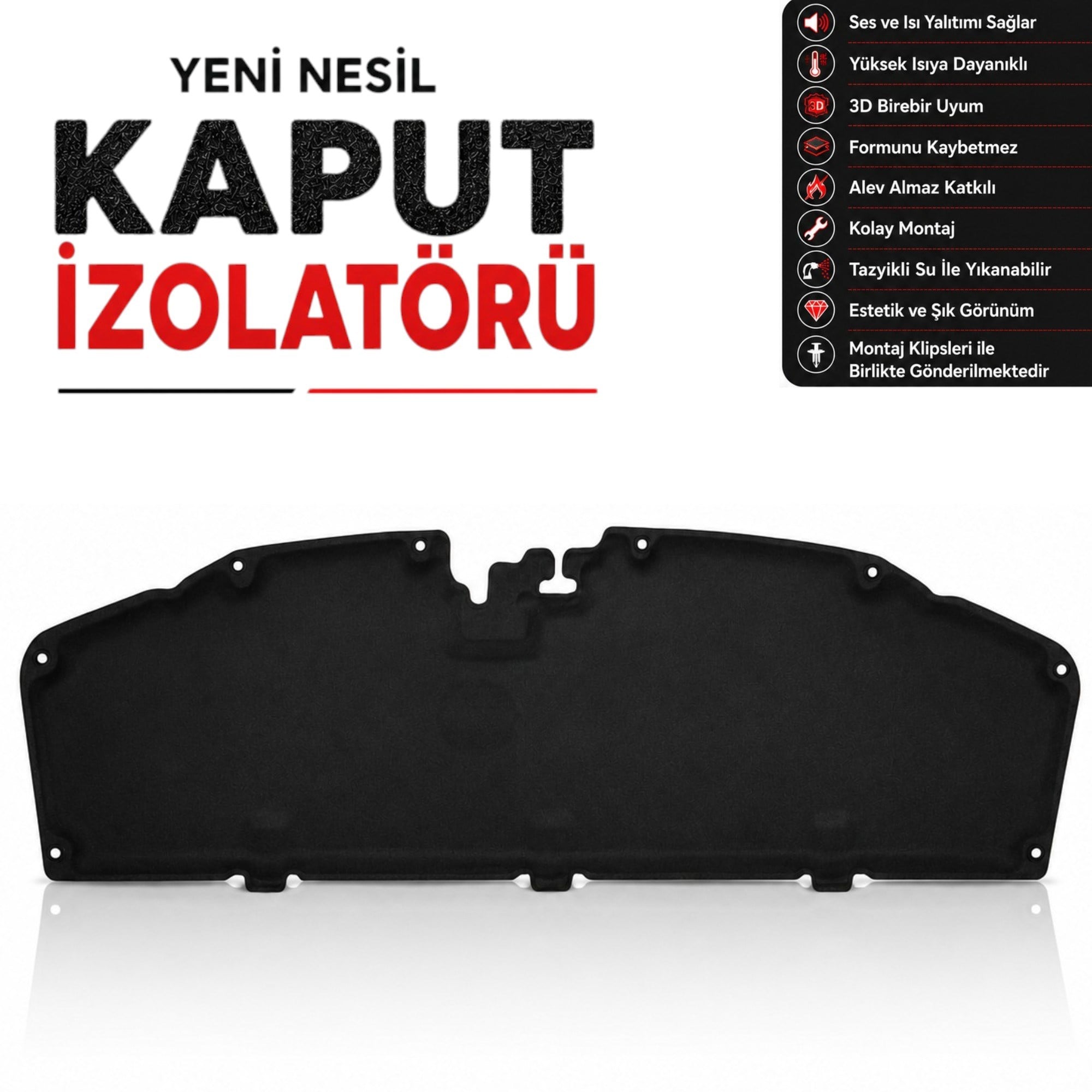 Citroen Berlingo Kaput İzolatörü (2019 Sonrası)