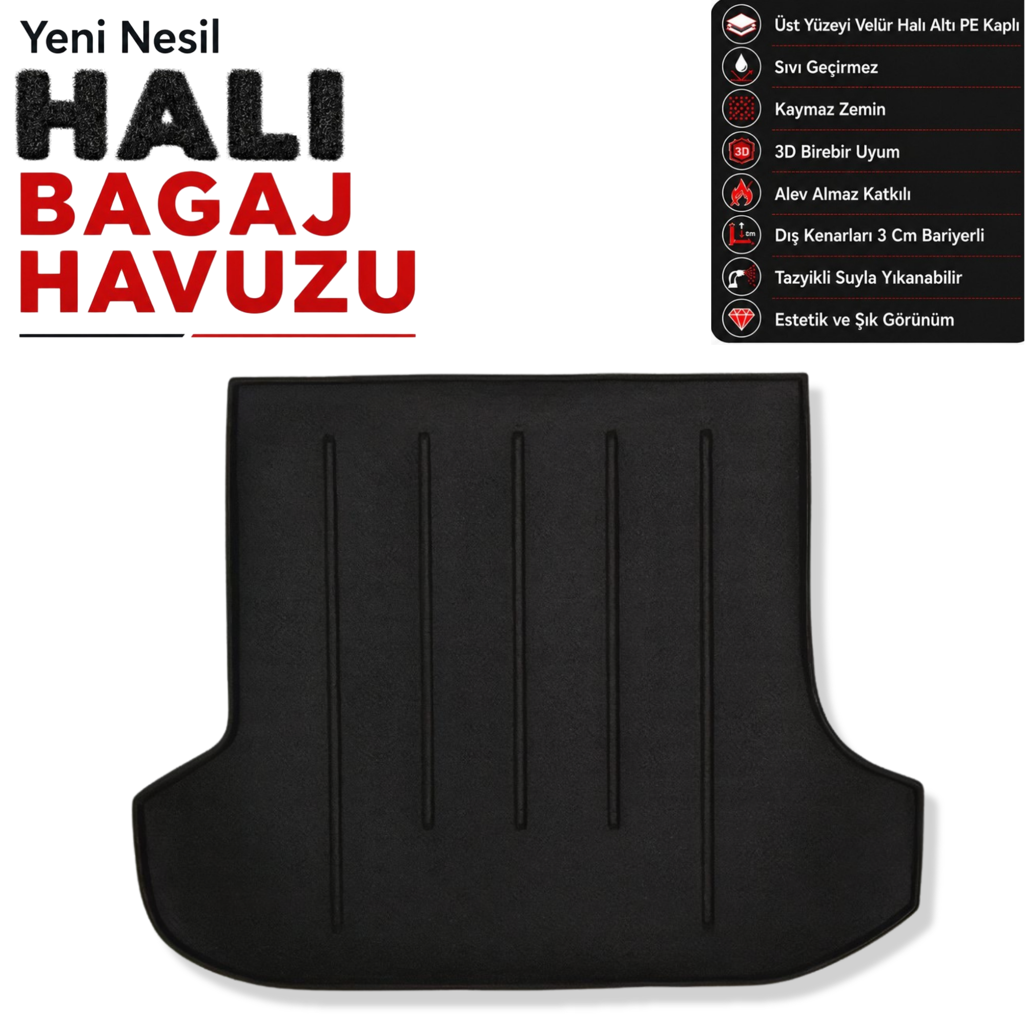 Dacia Logan MCV Halı Bagaj Havuzu (2013 sonrası)