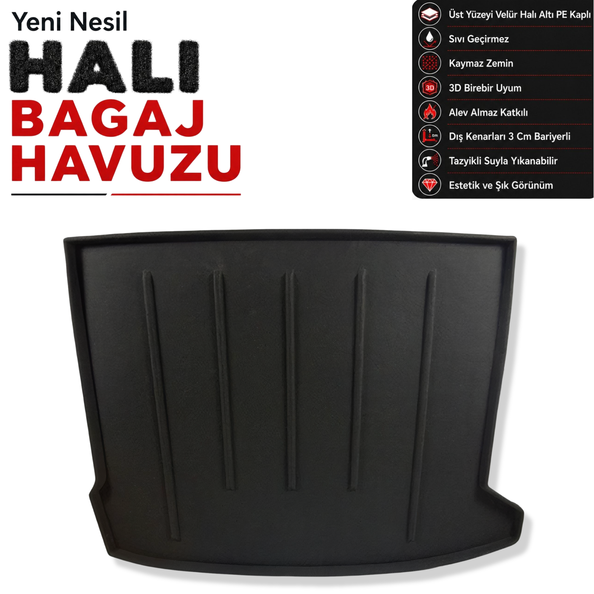 Dacia Lodgy Stepway Halı Bagaj Havuzu (2014 - 2022 Arası)
