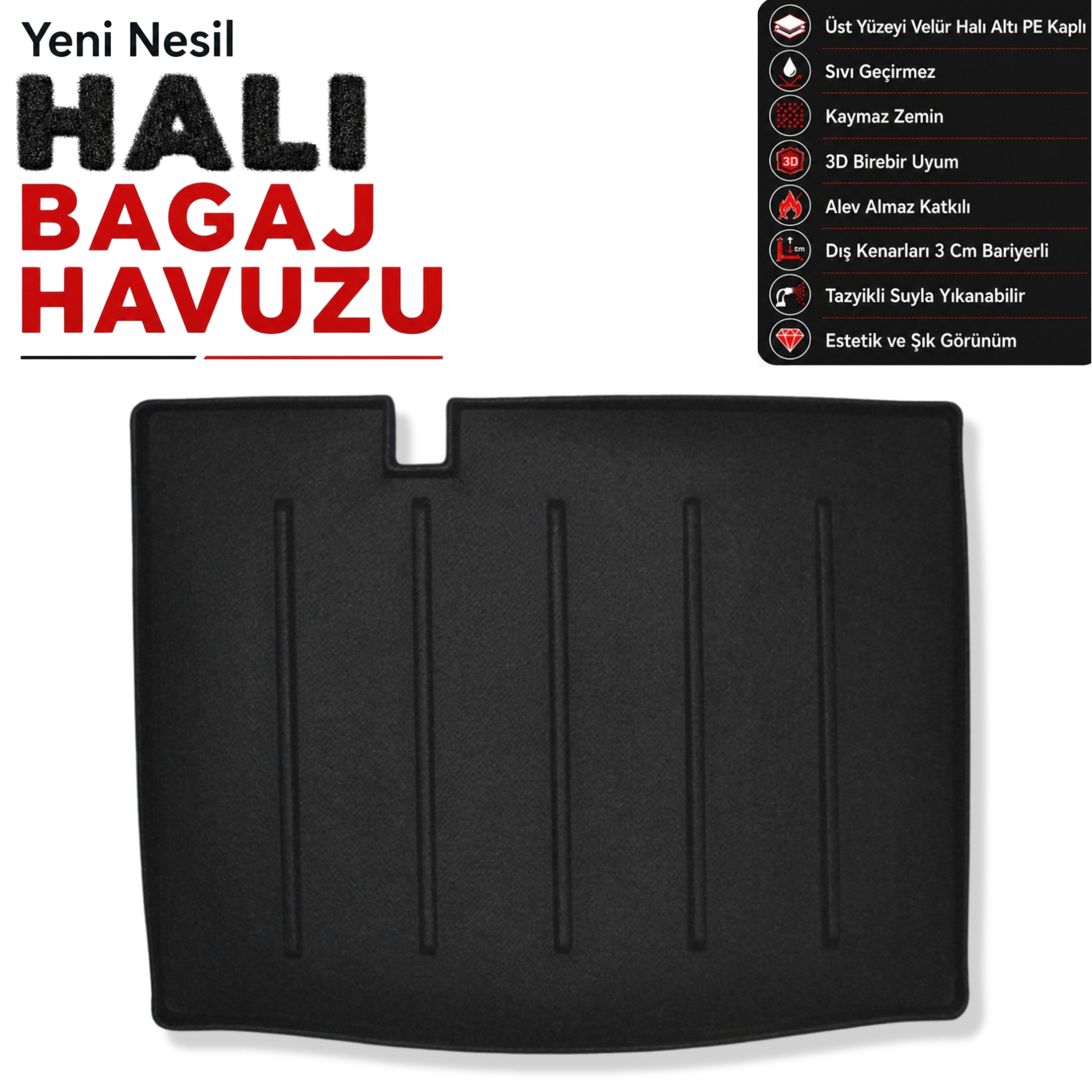 Dacia Sandero Halı Bagaj Havuzu (2021 Sonrası)