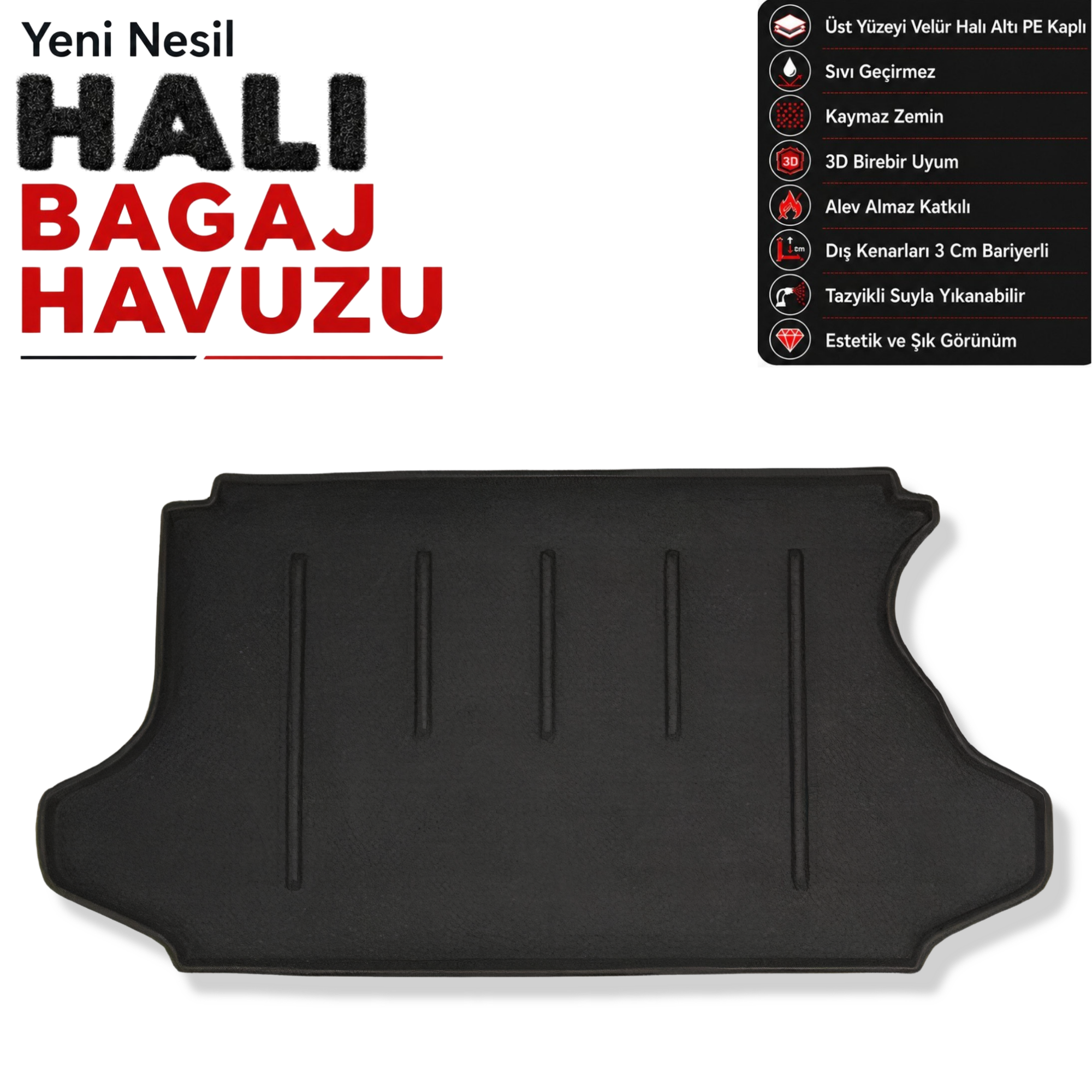 Daihatsu Terios Halı Bagaj Havuzu (1998 - 2005 Arası)