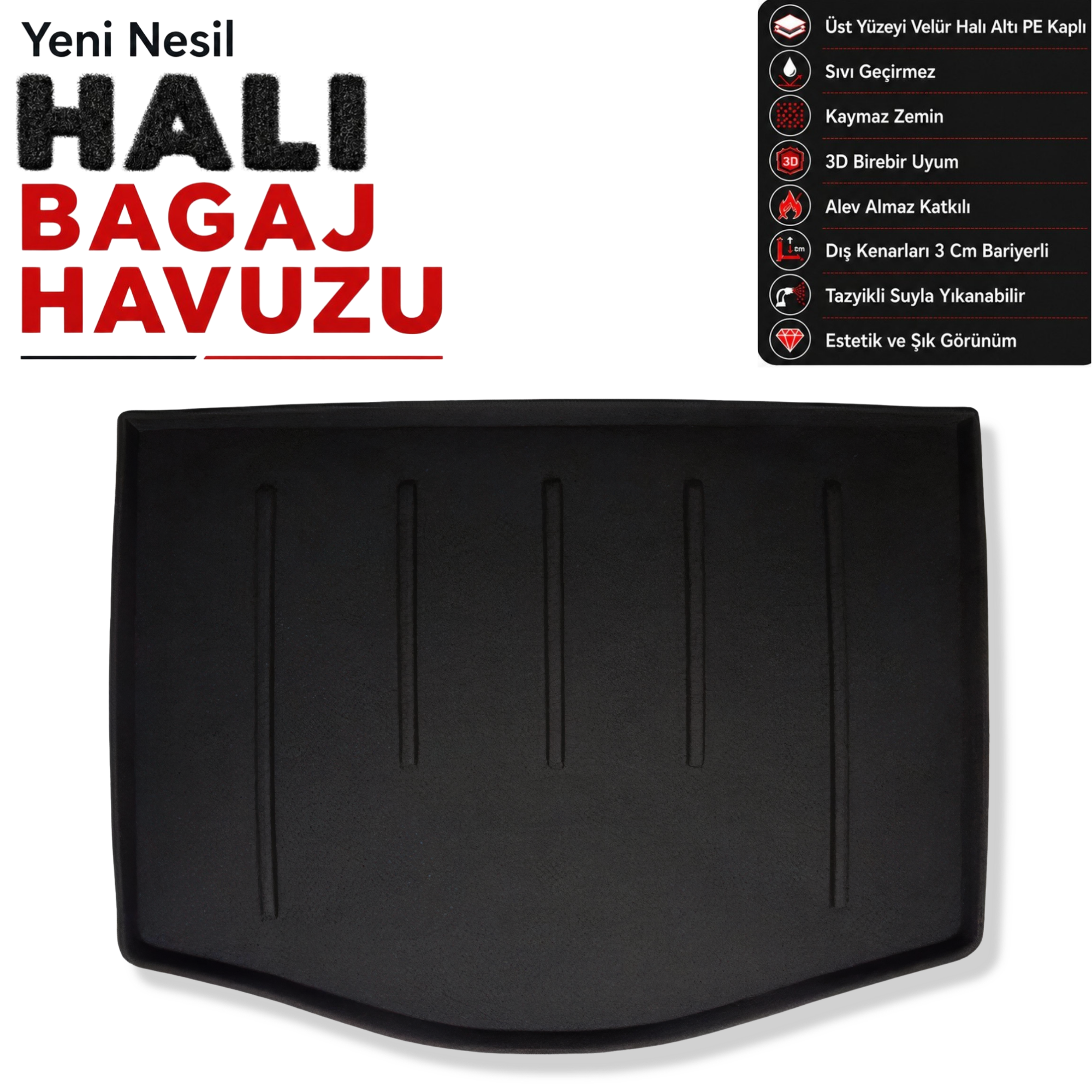 Ford C - Max Halı Bagaj Havuzu (2010 Sonrası)