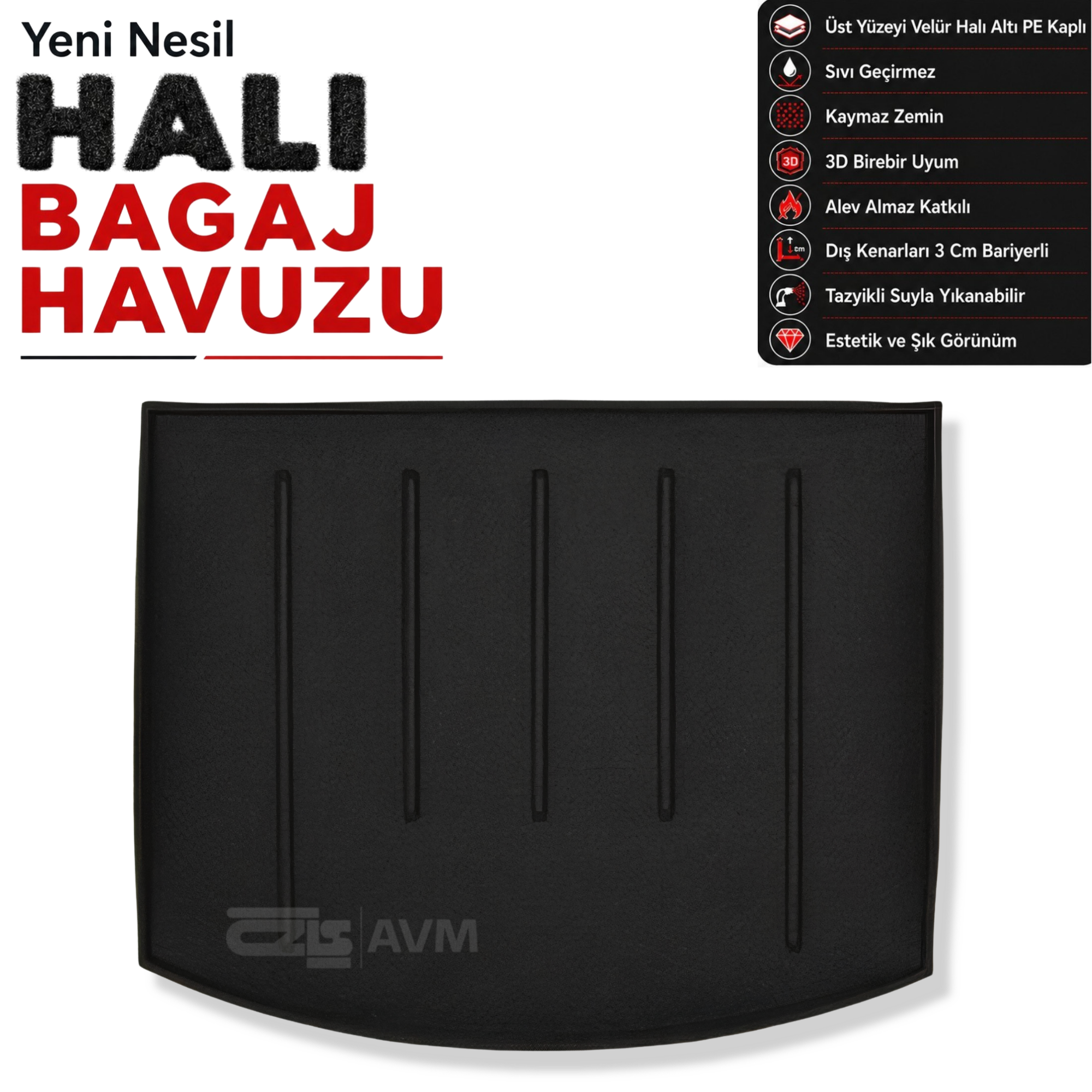 Ford Kuga Halı Bagaj Havuzu (2017 - 2024 Arası)