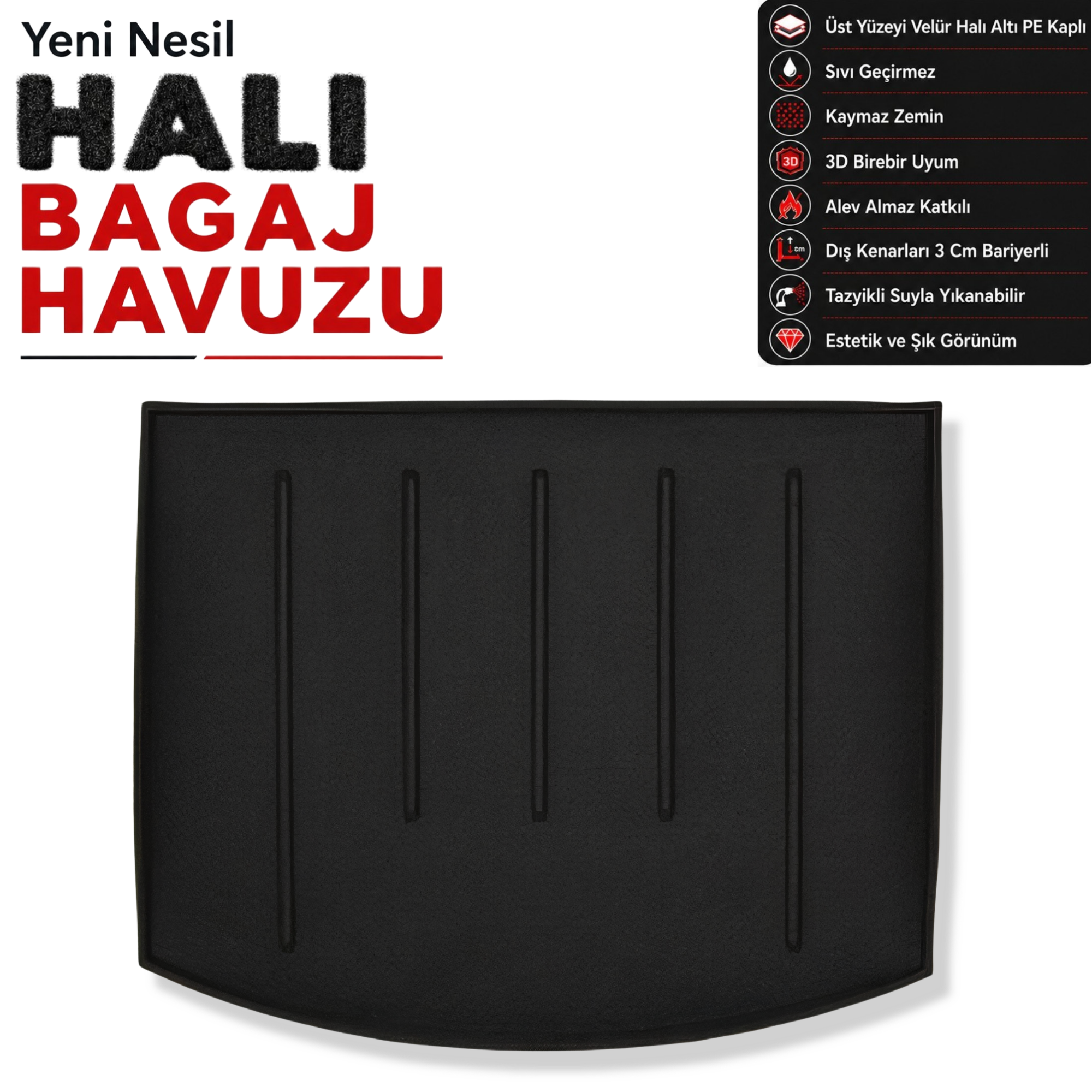 Ford Kuga Halı Bagaj Havuzu (2017 - 2024 Arası)