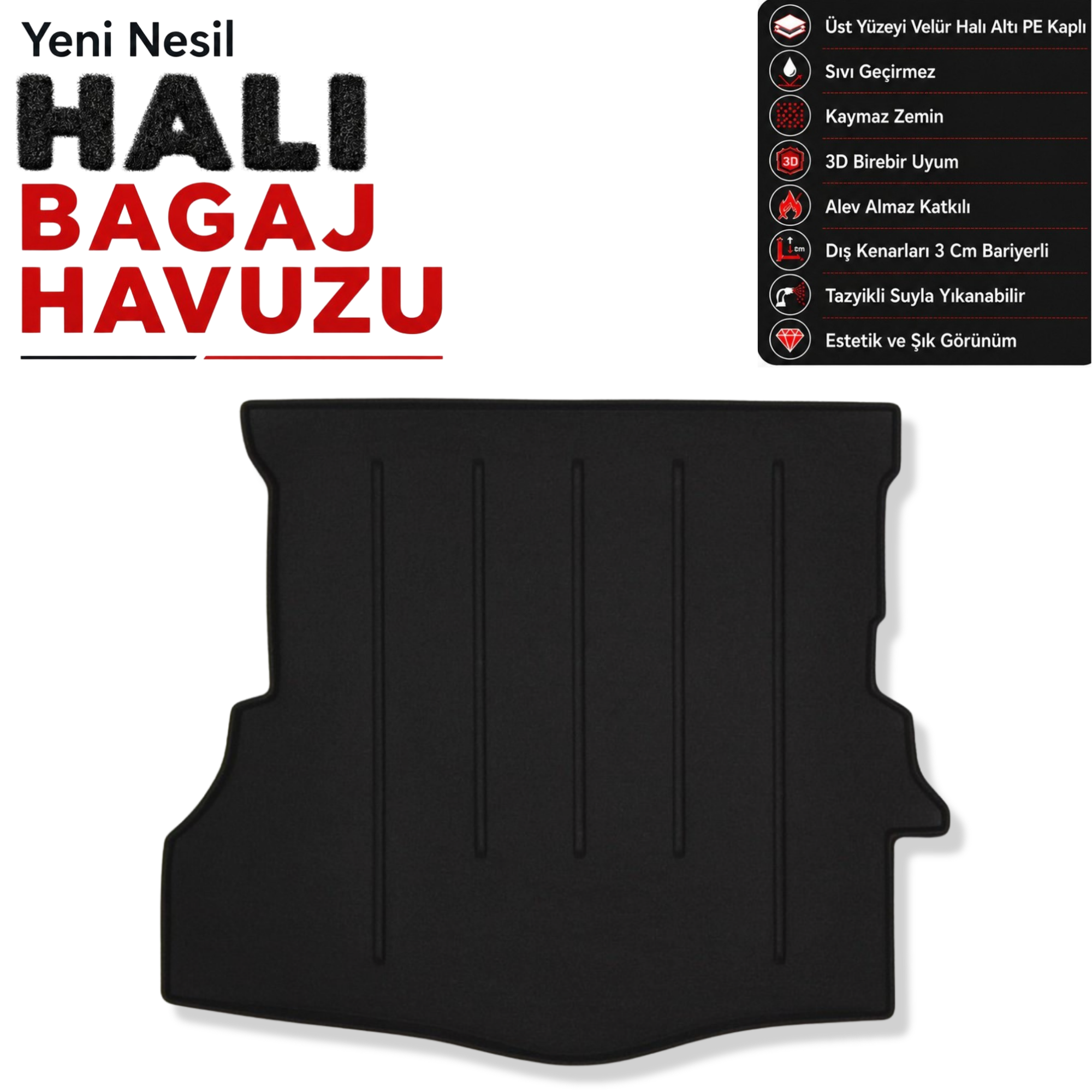 Ford Mondeo Sedan Halı Bagaj Havuzu (2014 Sonrasi)