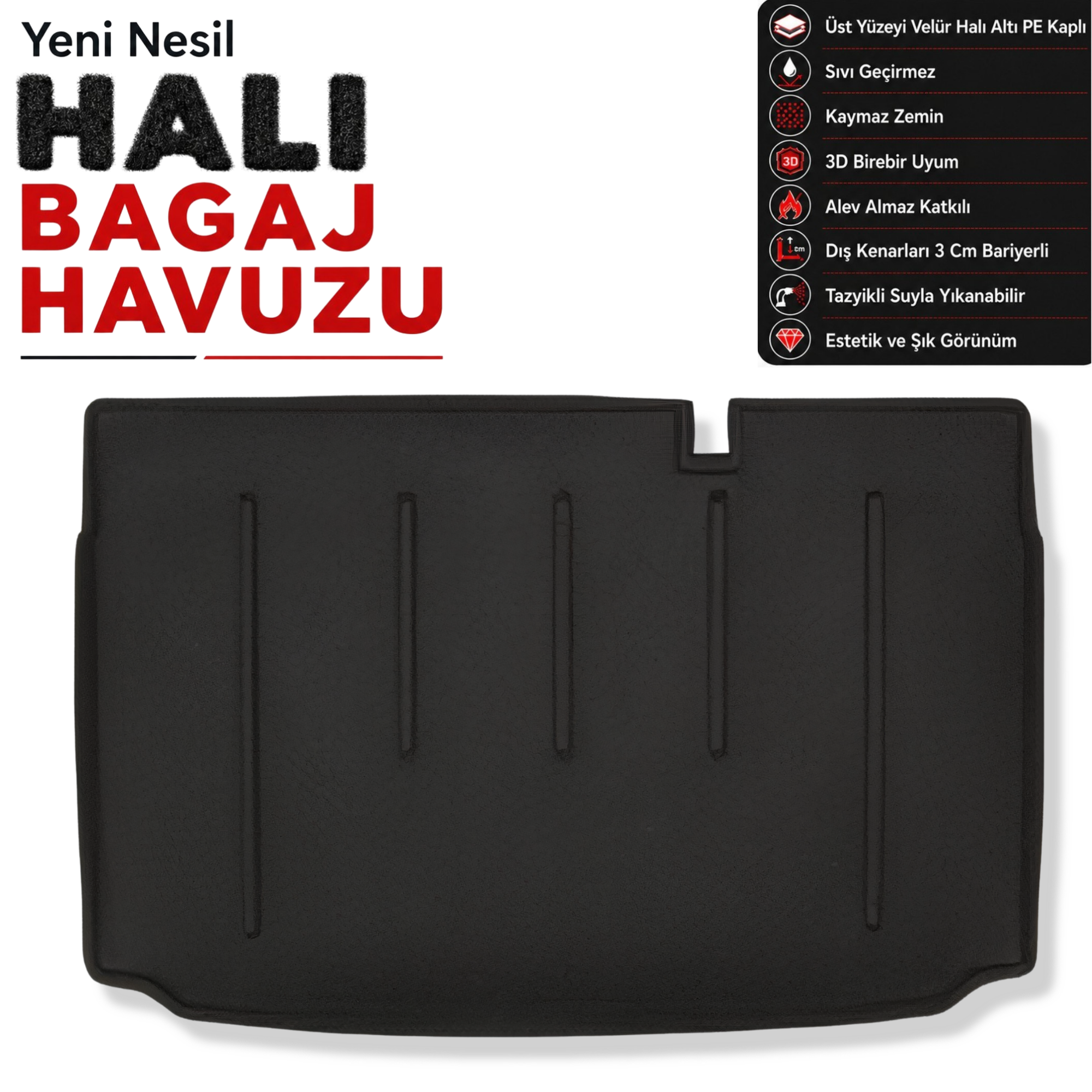 Ford Ecosport Halı Bagaj Havuzu (2017 - 2022 Arası)