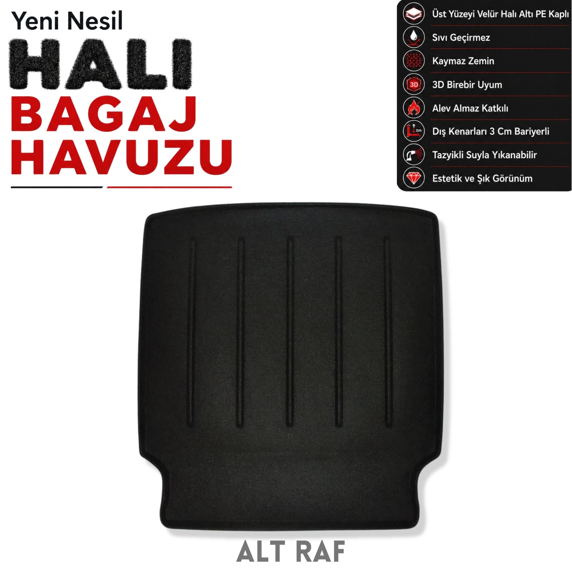 Ford Mustang Mach-E Halı Bagaj Havuzu (2024 Sonrası)